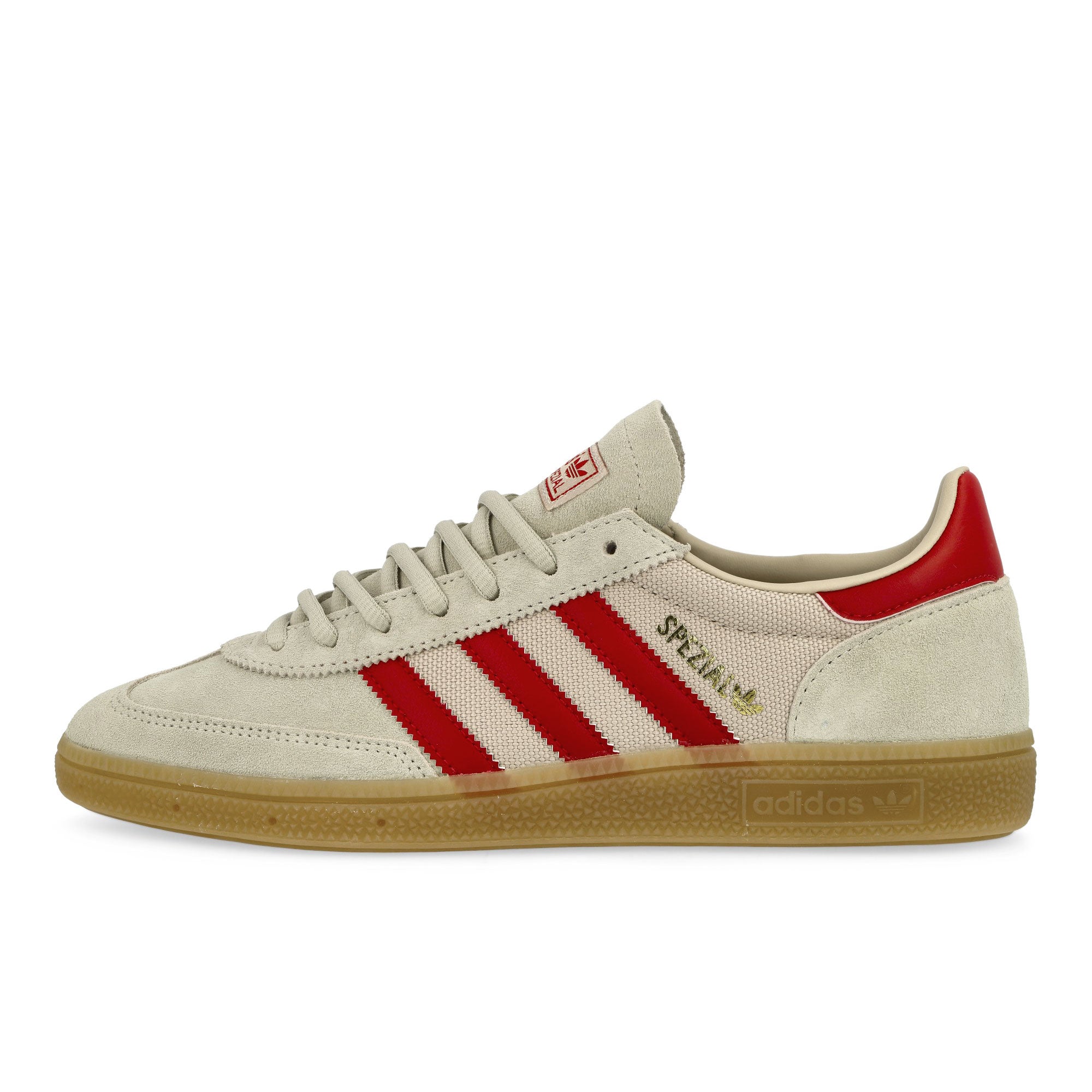adidas Handball Spezial Putty Grey / Team Victory Red / Wonder Beige Low Top Sneakers IF9529 | Overkill
