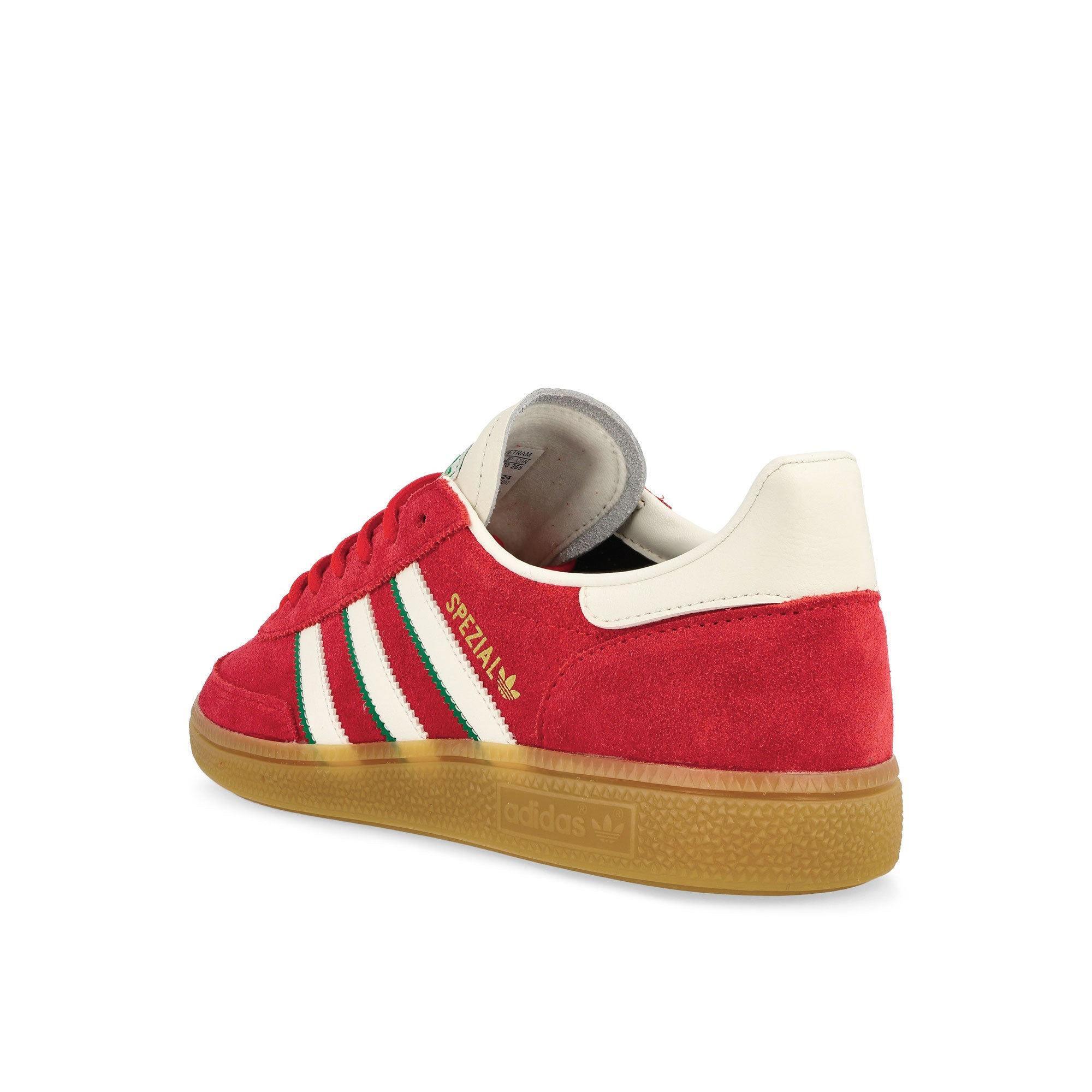 adidas Handball Spezial Better Scarlet / Cloud White / Green Low Top Sneakers Material | Overkill