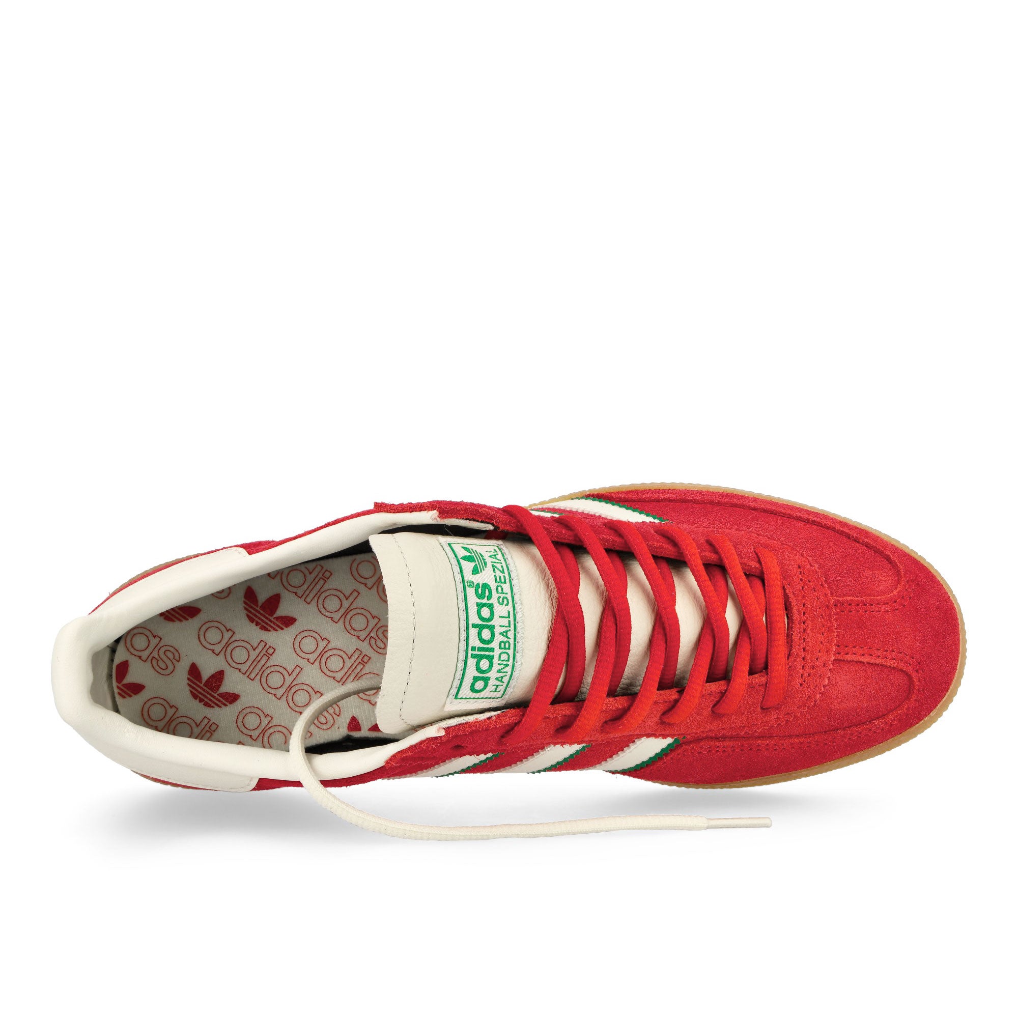 adidas Handball Spezial Better Scarlet / Cloud White / Green Low Top Sneakers Detailfoto | Overkill