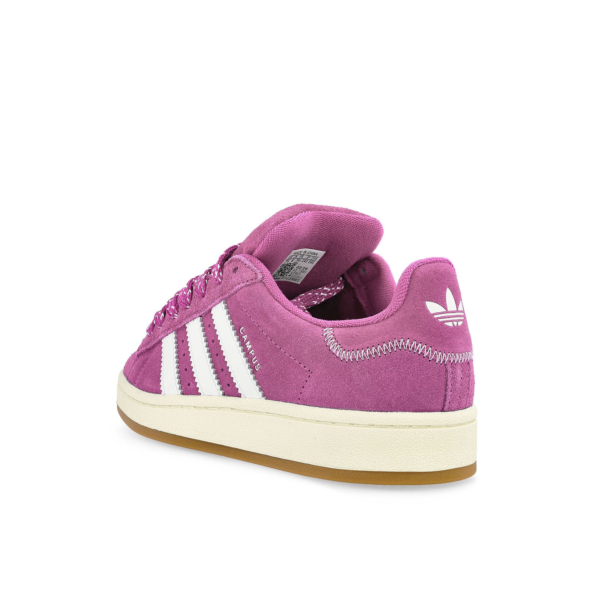 adidas Campus 00s W Purple Burst / Footwear White / Off White Low Top Sneakers Material | Overkill