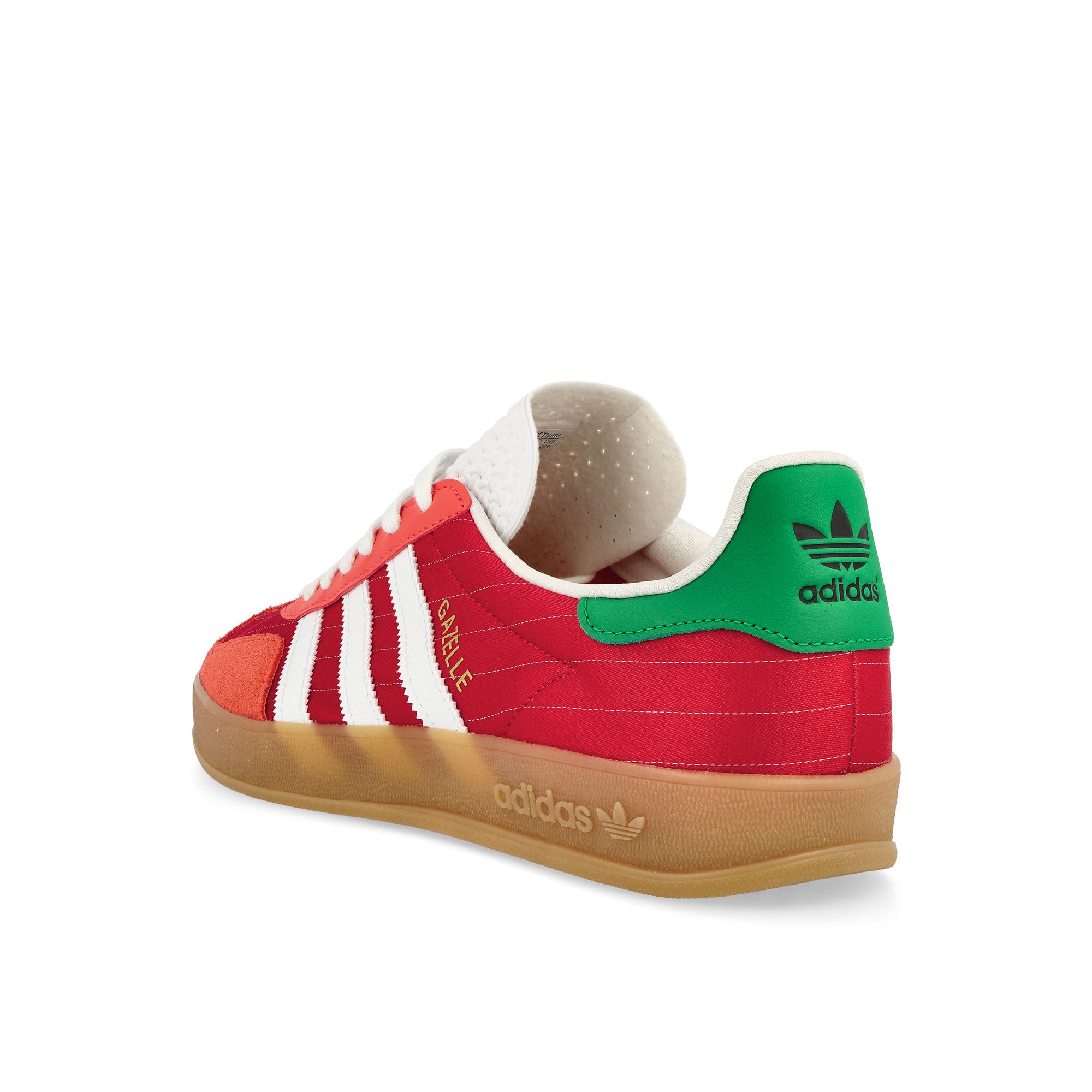 adidas Gazelle Indoor Better Scarlet / Footwear / Gum Low Top Sneakers Material | Overkill