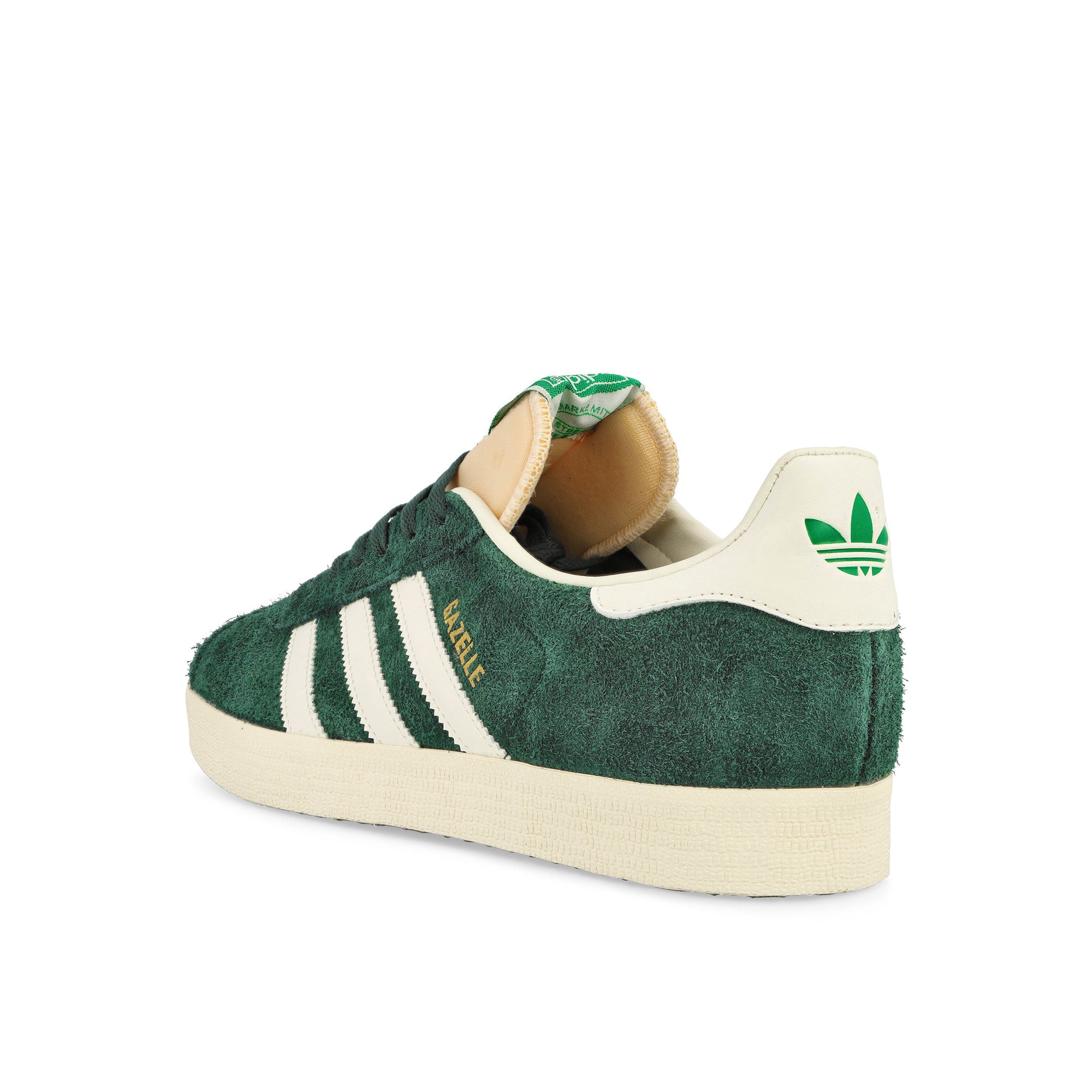 adidas Gazelle Mineral Green / Off White / Cream White Low Top Sneakers Material | Overkill