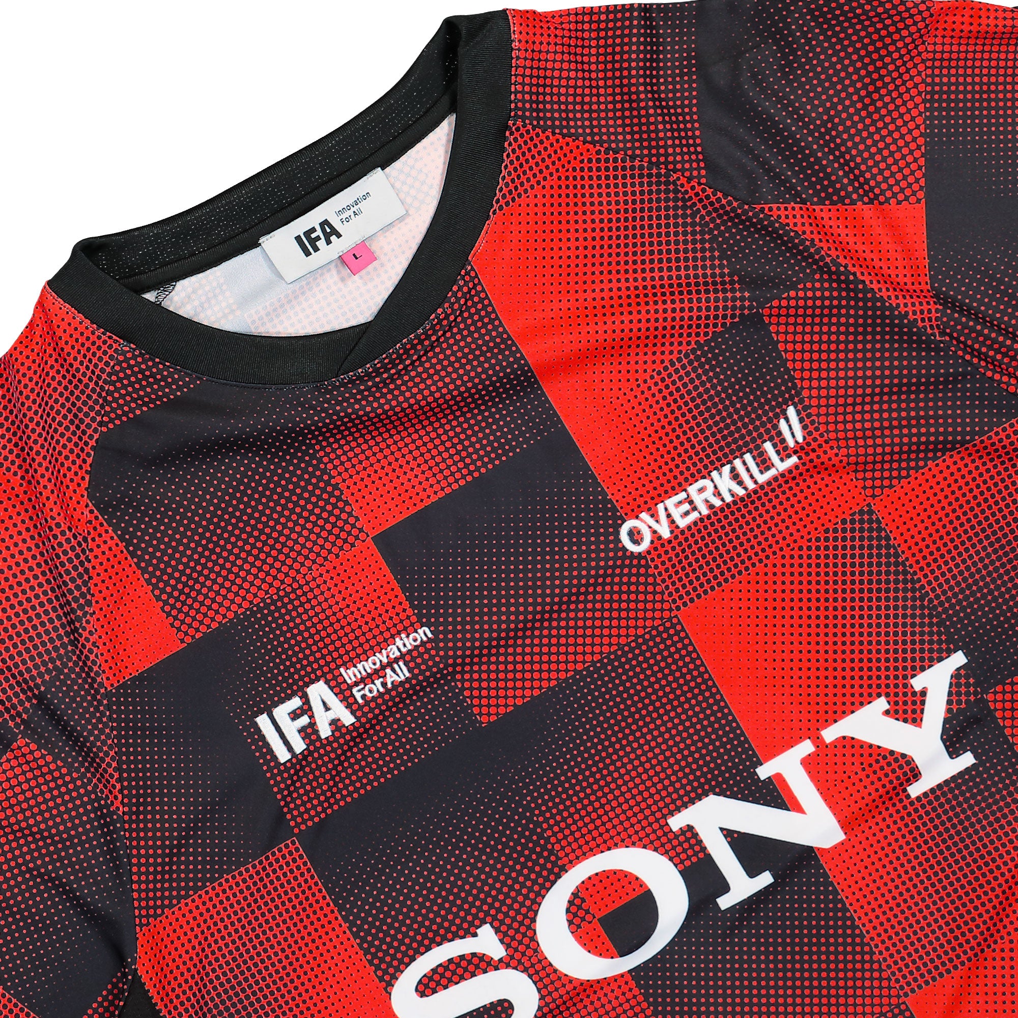 IFA Jersey Home Red / Black T-Shirts Close-up | Overkill