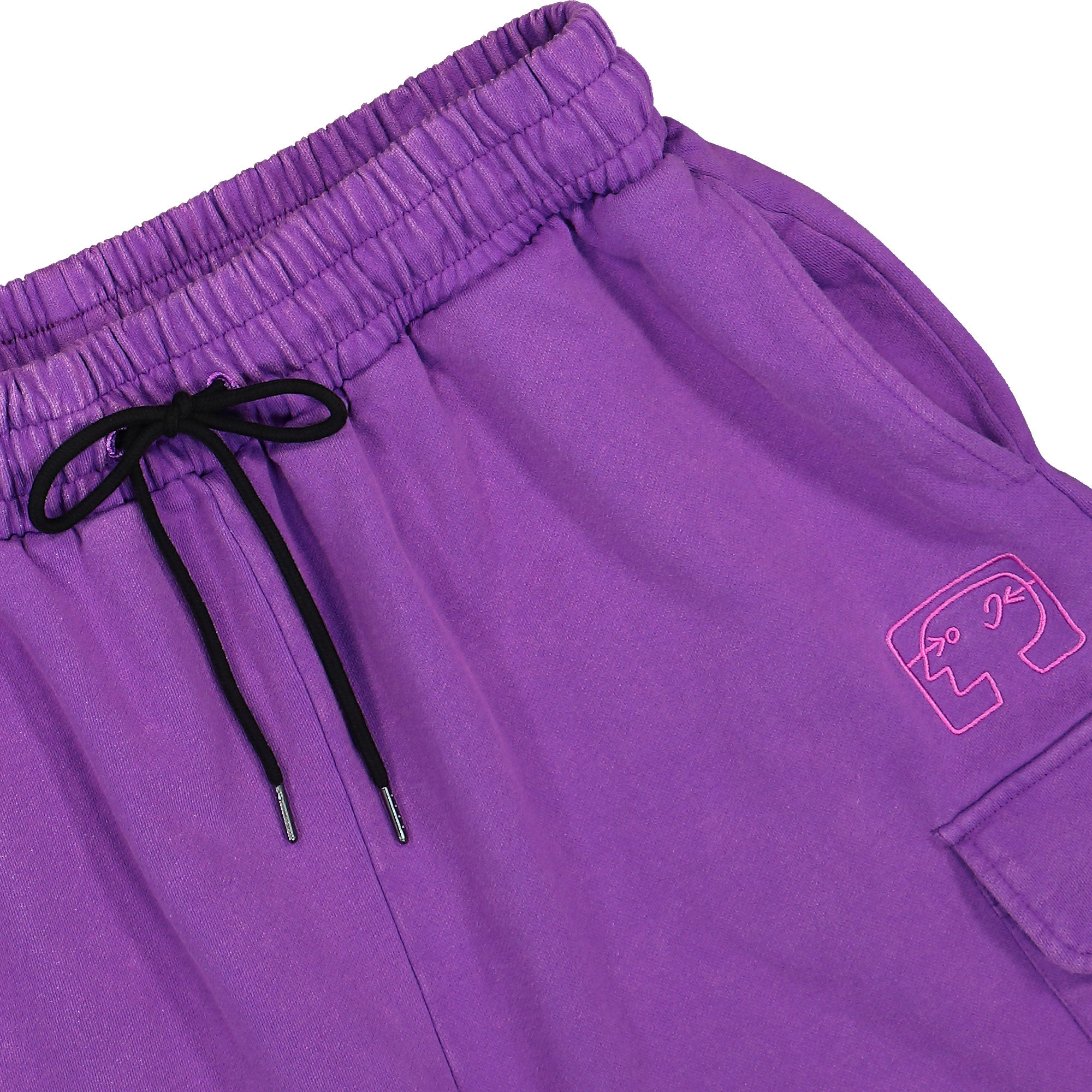 IFA Cargo Sweat Shorts Purple Shorts Detailfoto | Overkill