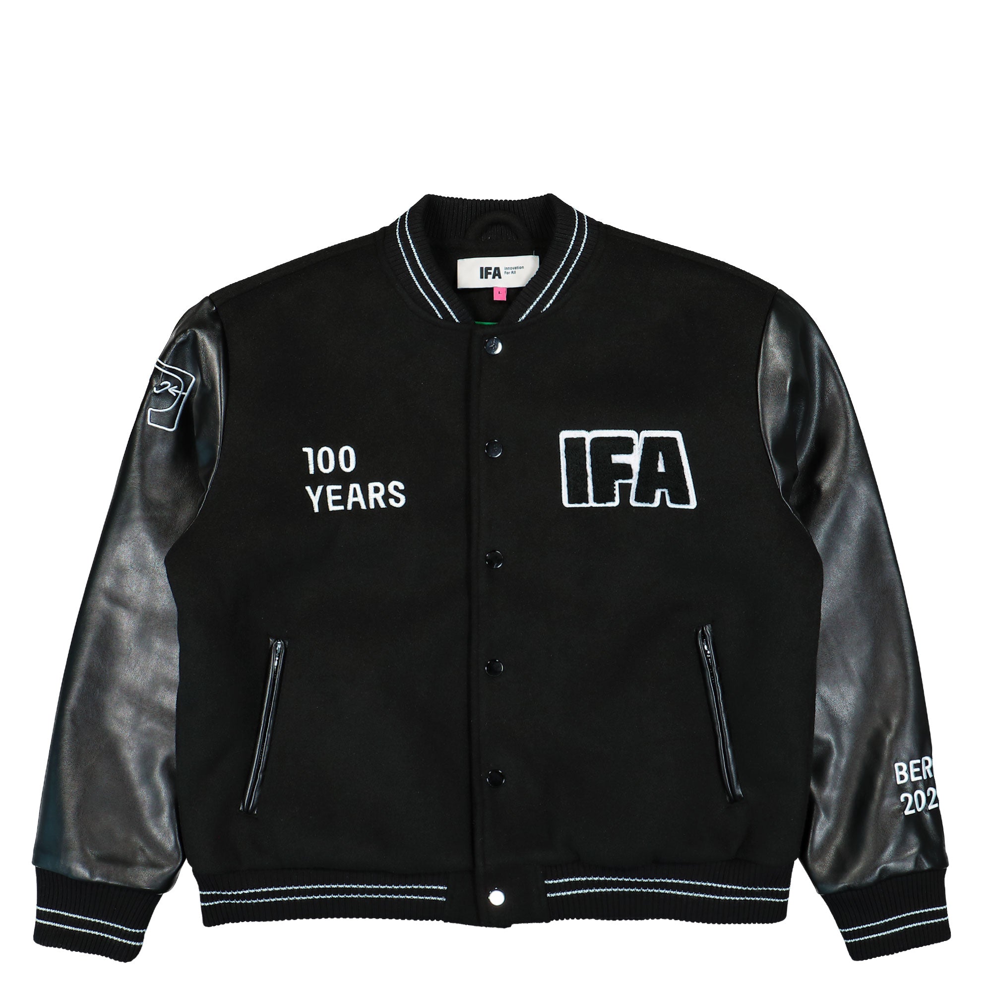 IFA Varsity Jacket Black Bomber & Varsity Jackets IVJB | Overkill