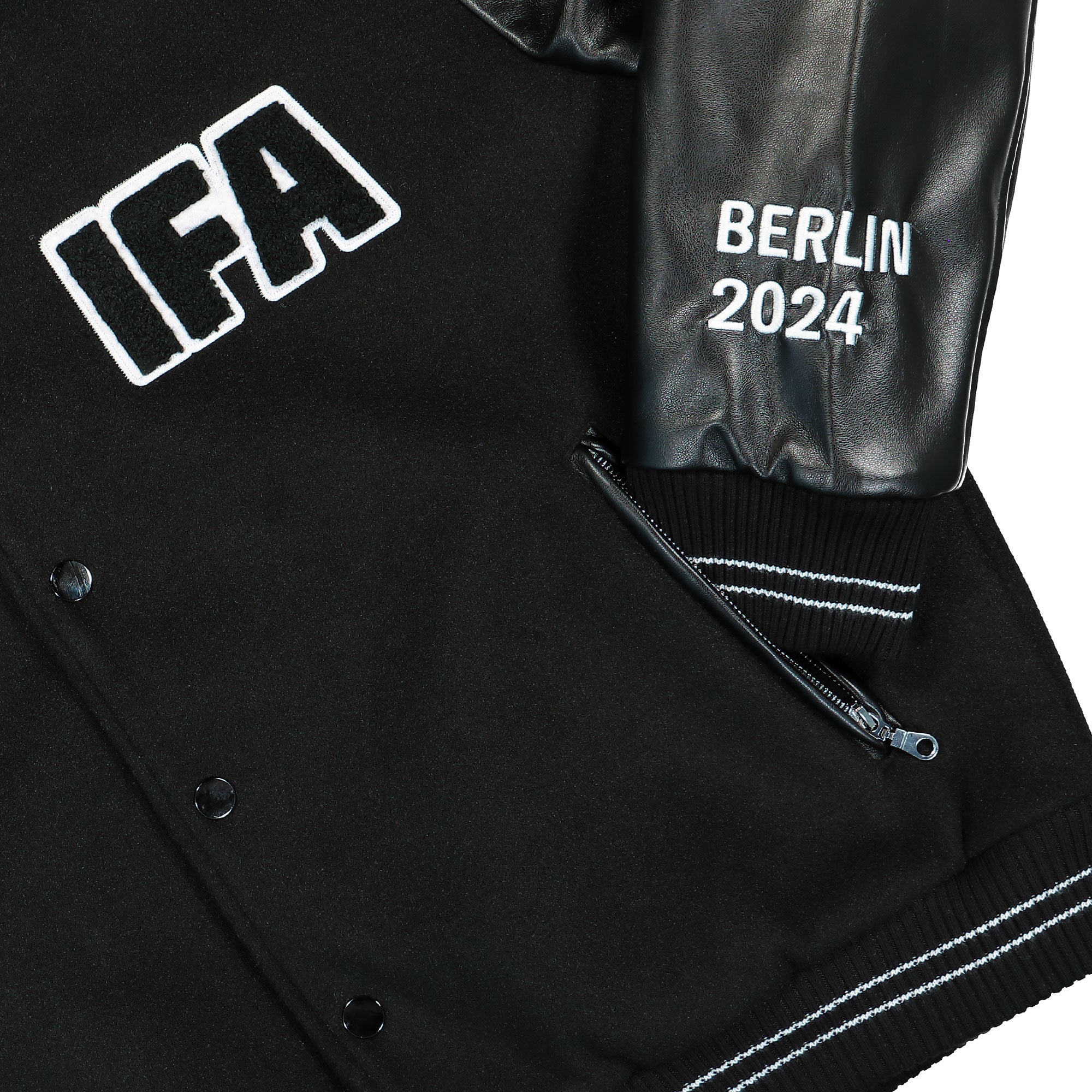 IFA Varsity Jacket Black Bomber & Varsity Jackets Detailfoto | Overkill