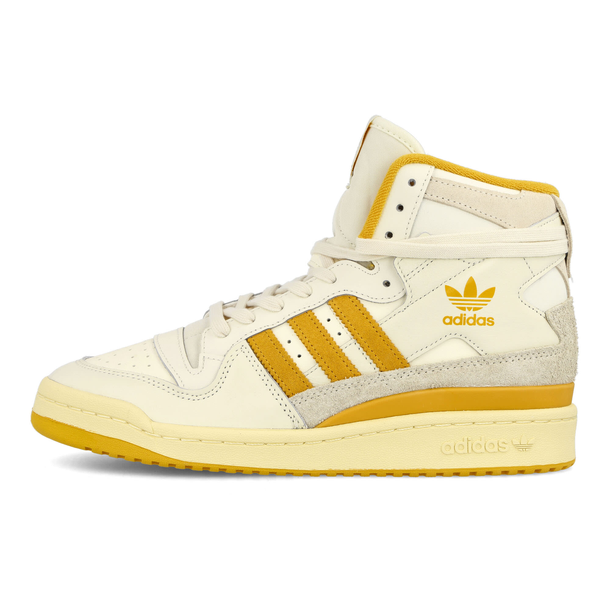 adidas Forum 84 Hi Off White-Preloved Yellow-Easy Yellow High Top Sneakers IG0053 | Overkill