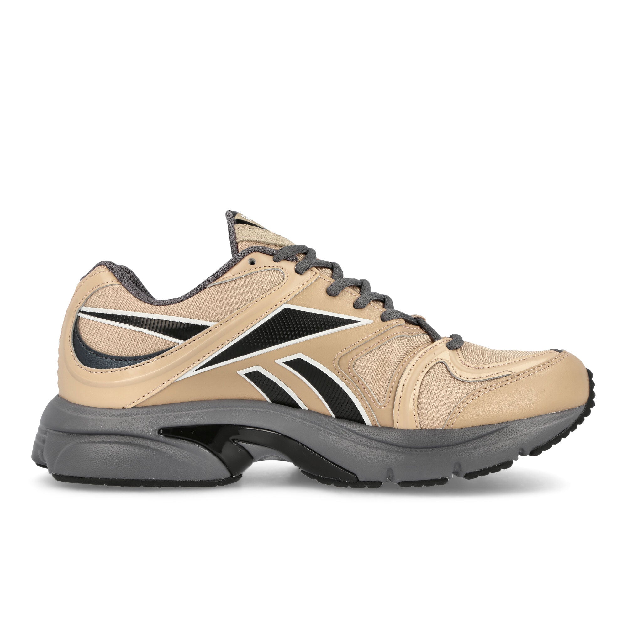 Reebok Premier Road Plus VI Sahara-Core Black-Pure Grey Low Top Sneakers Silhouette | Overkill