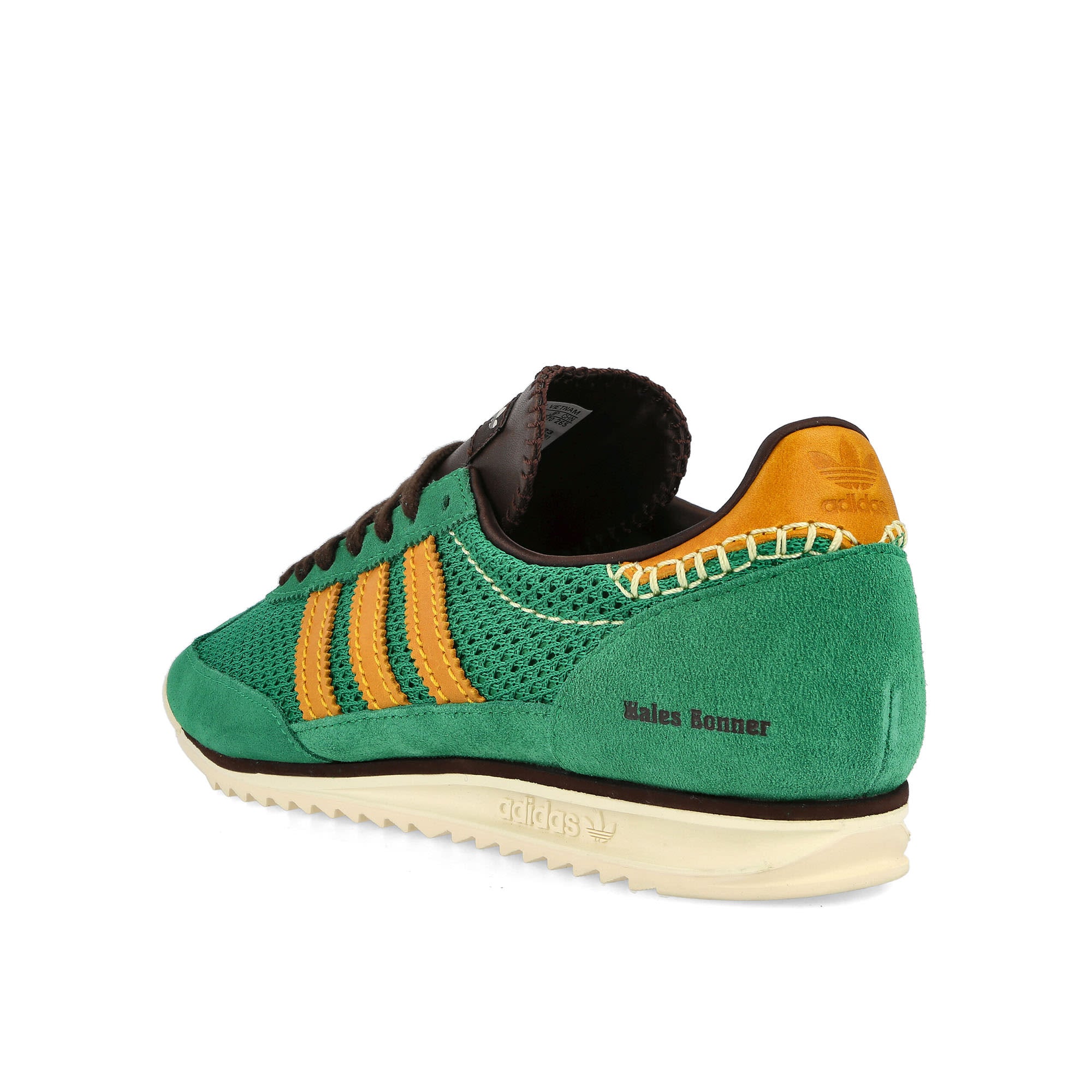 adidas Wales Bonner x adidas SL 72 Knit Teal Green-Collegiate Green-Dark Brown Low Top Sneakers Material | Overkill