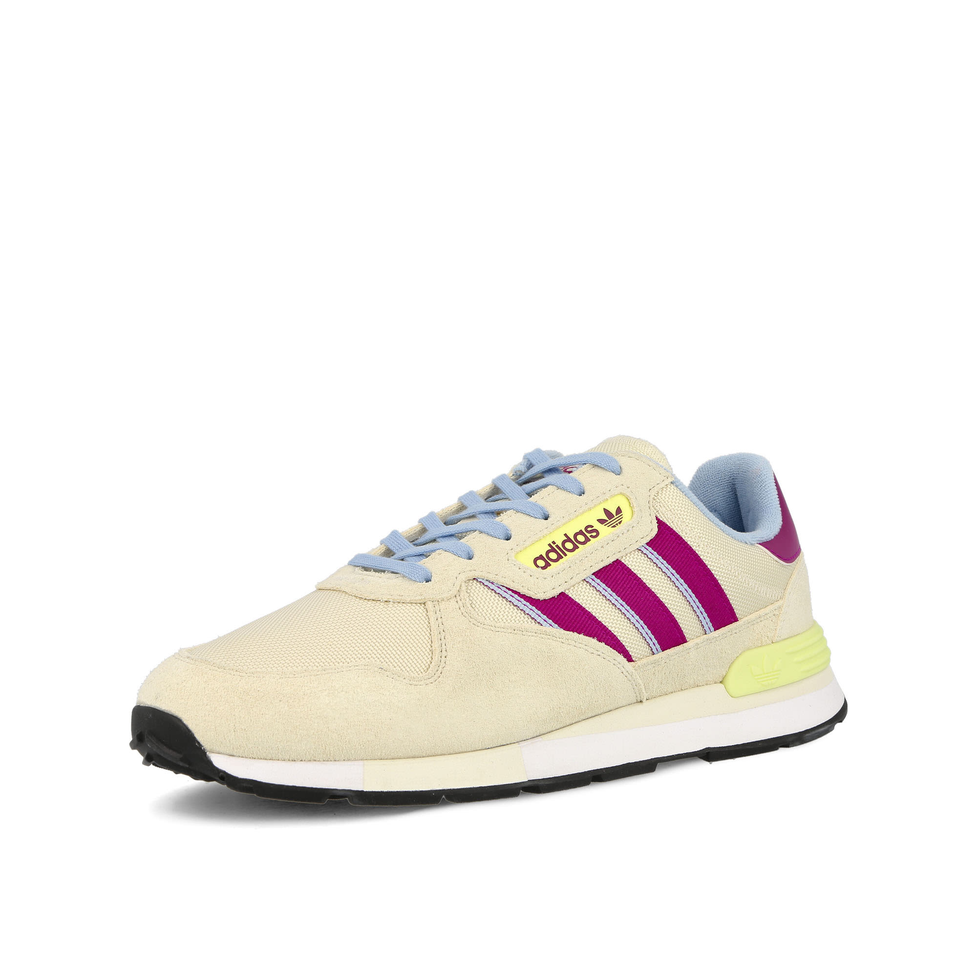 adidas Treziod 2 Chalk White-Sonfuc-Clear Sky Low Top Sneakers Close Up | Overkill