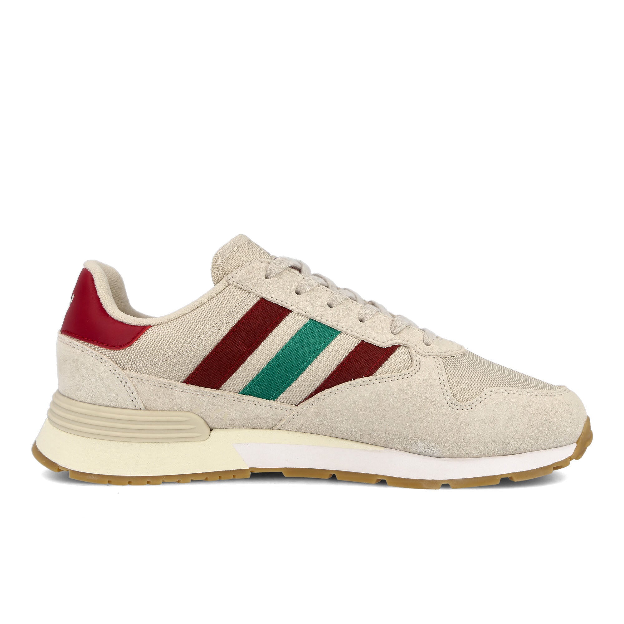 adidas Treziod 2 Alumin-Collegiate Burgundy-Court Green Low Top Sneakers Silhouette | Overkill