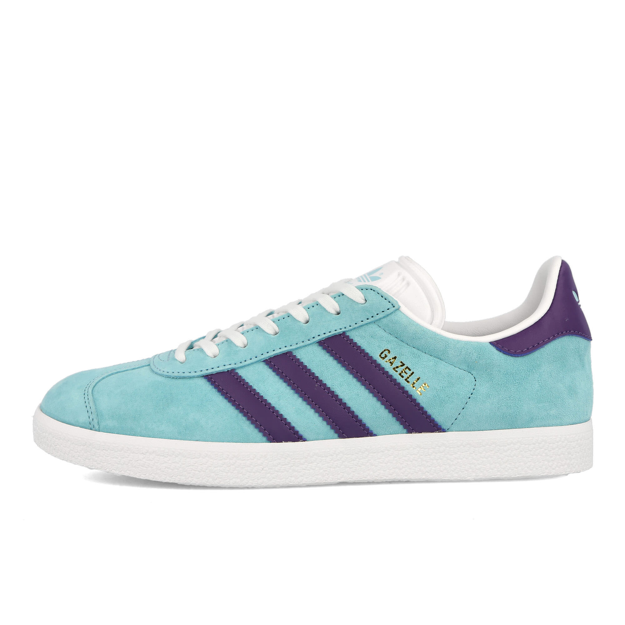 adidas Gazelle Clear Aqua, Tech Purple, Footwear White Sneakers IG0668 | Overkill