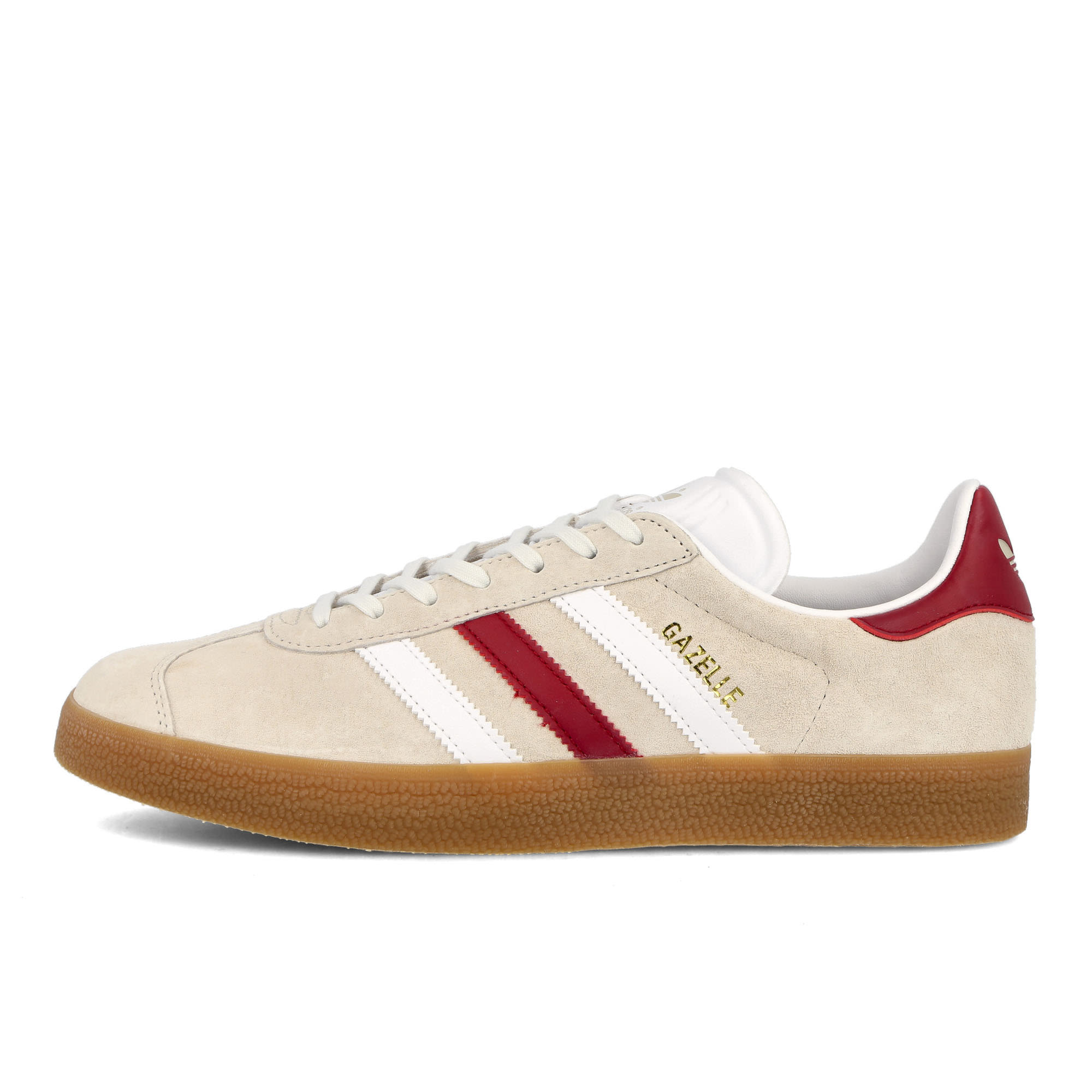adidas Gazelle Alumin, Footwear White, Collegiate Burgundy Sneakers IG0672 | Overkill
