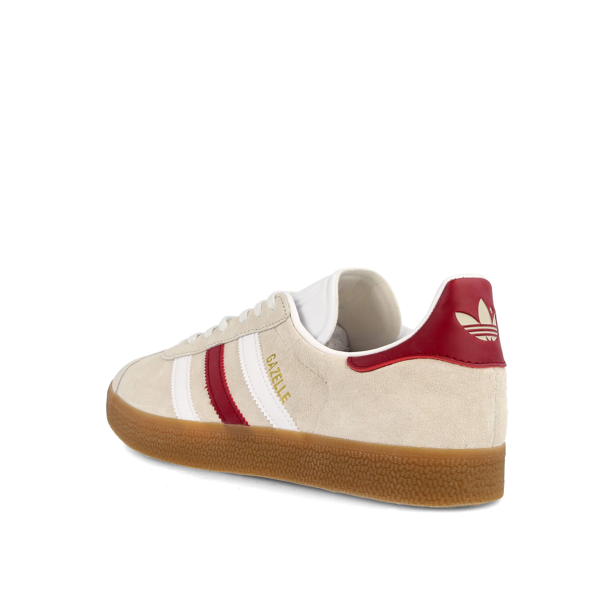 adidas Gazelle Alumin, Footwear White, Collegiate Burgundy Sneakers Material | Overkill