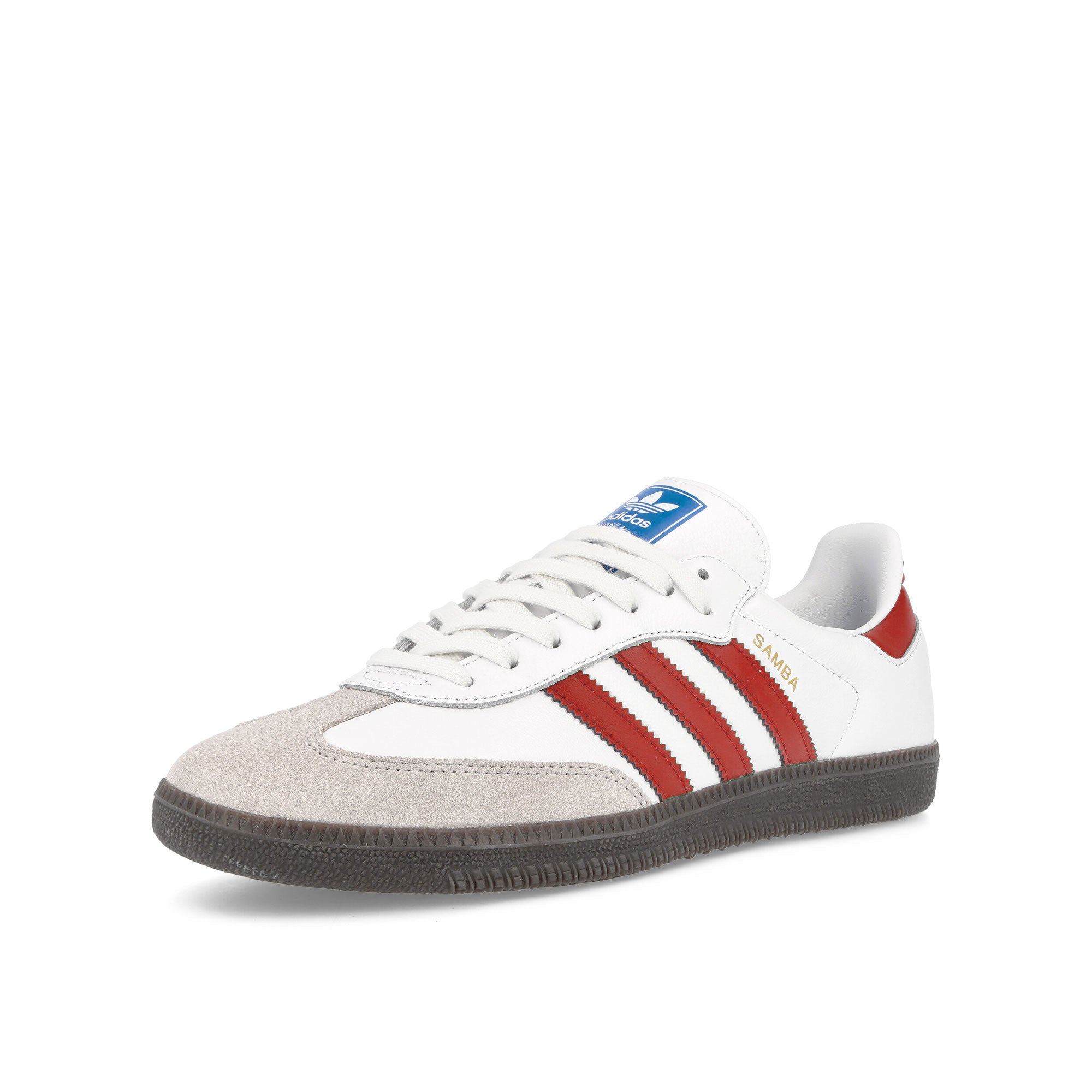 adidas Samba OG Footwear White / Better Scarlet / Supplier Colour Low Top Sneakers Close Up | Overkill