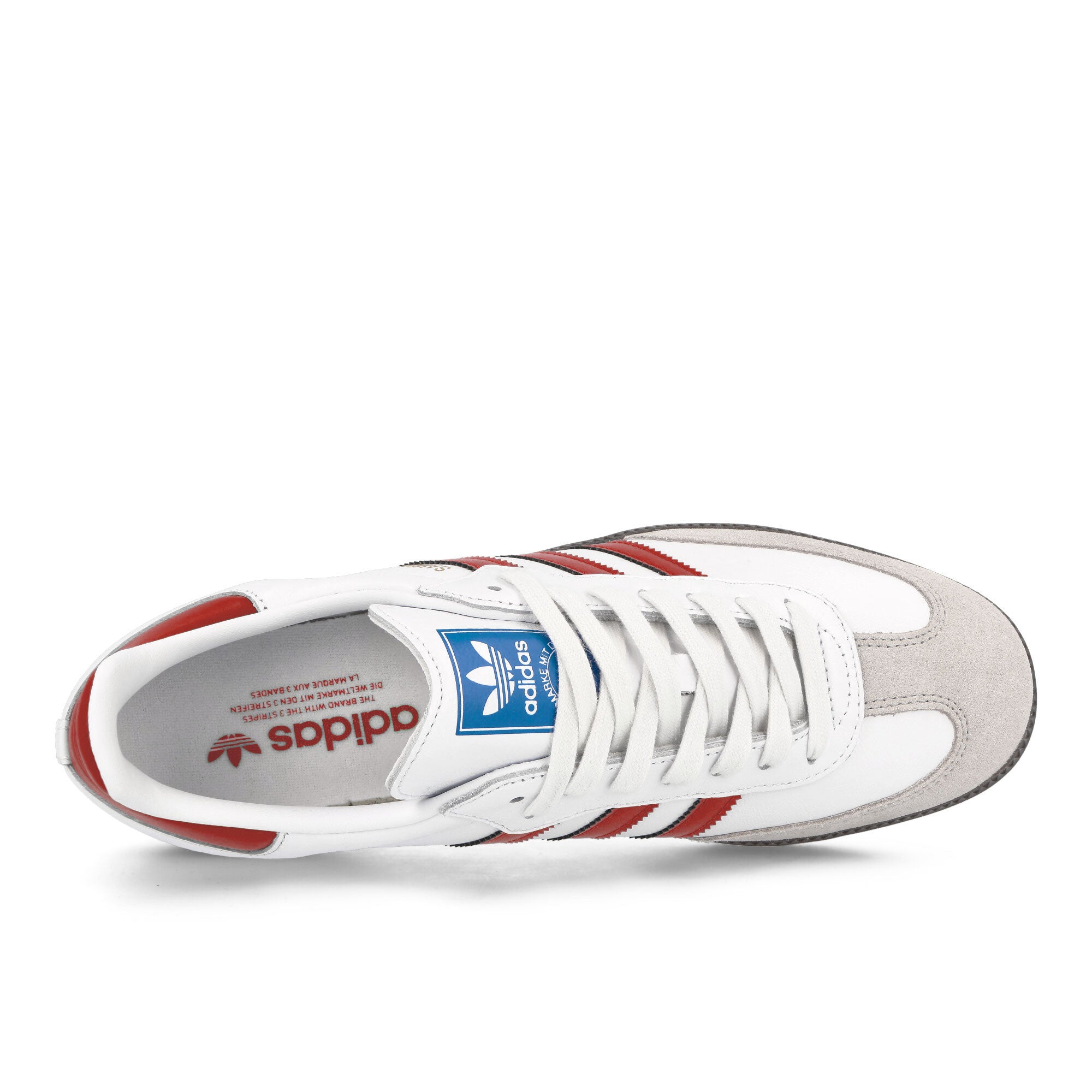 adidas Samba OG Footwear White / Better Scarlet / Supplier Colour Low Top Sneakers Detailfoto | Overkill