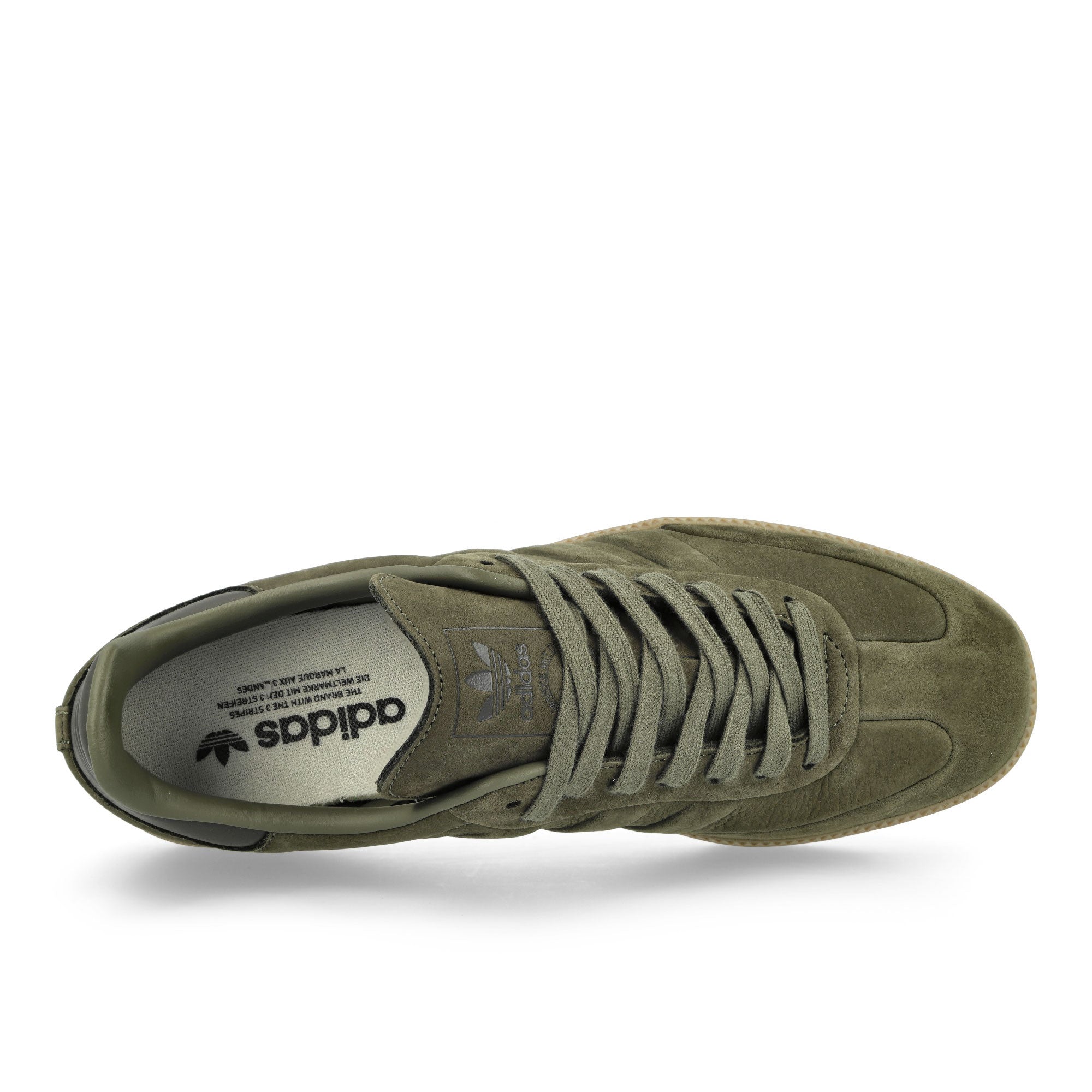 adidas Samba Olive Strata / Clay Strata / Gum Low Top Sneakers Detailfoto | Overkill