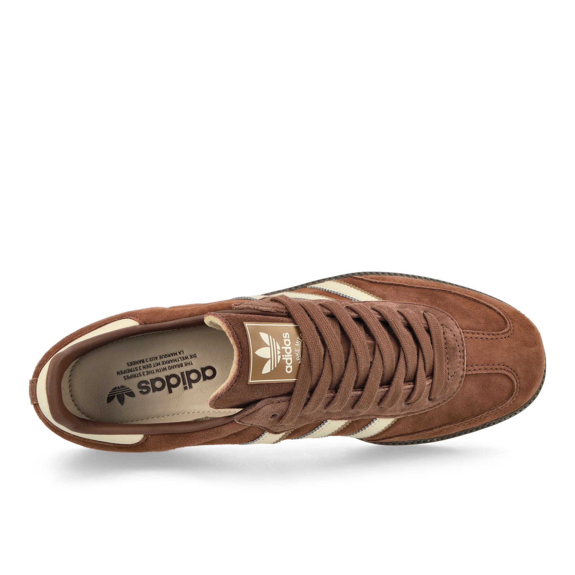adidas Samba OG Preloved Brown / Wonder White / Earth Strata Low Top Sneakers Detailfoto | Overkill
