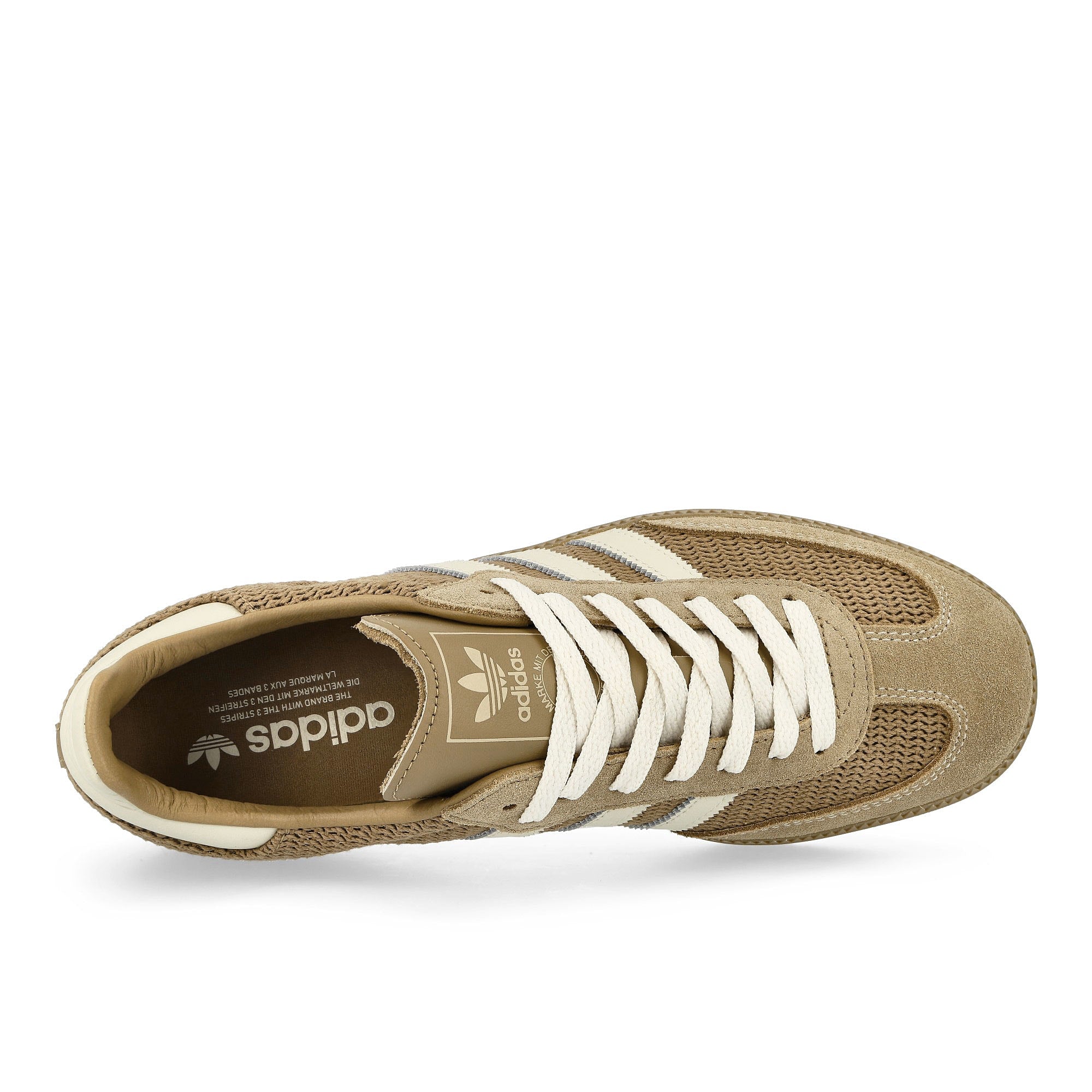 adidas Samba OG Cardboard / Chalk White / Brown Desert Low Top Sneakers Detailfoto | Overkill