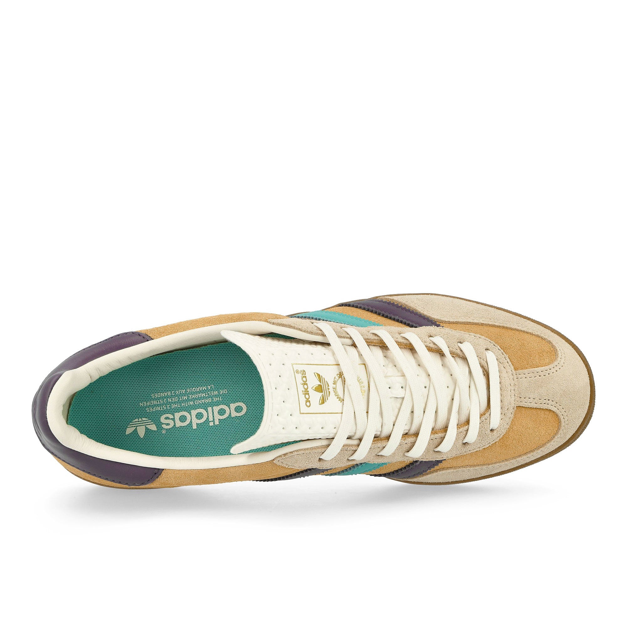 adidas Gazelle Indoor Glow Orange F19 / Shadow Violet / Off White Low Top Sneakers Detailfoto | Overkill