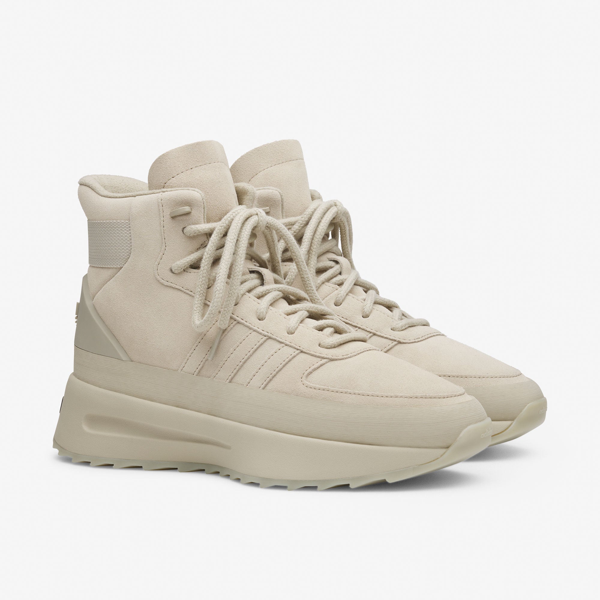 adidas Los Angeles Hiker Sesam / Sesam / Sesam High Top Sneakers Silhouette | Overkill