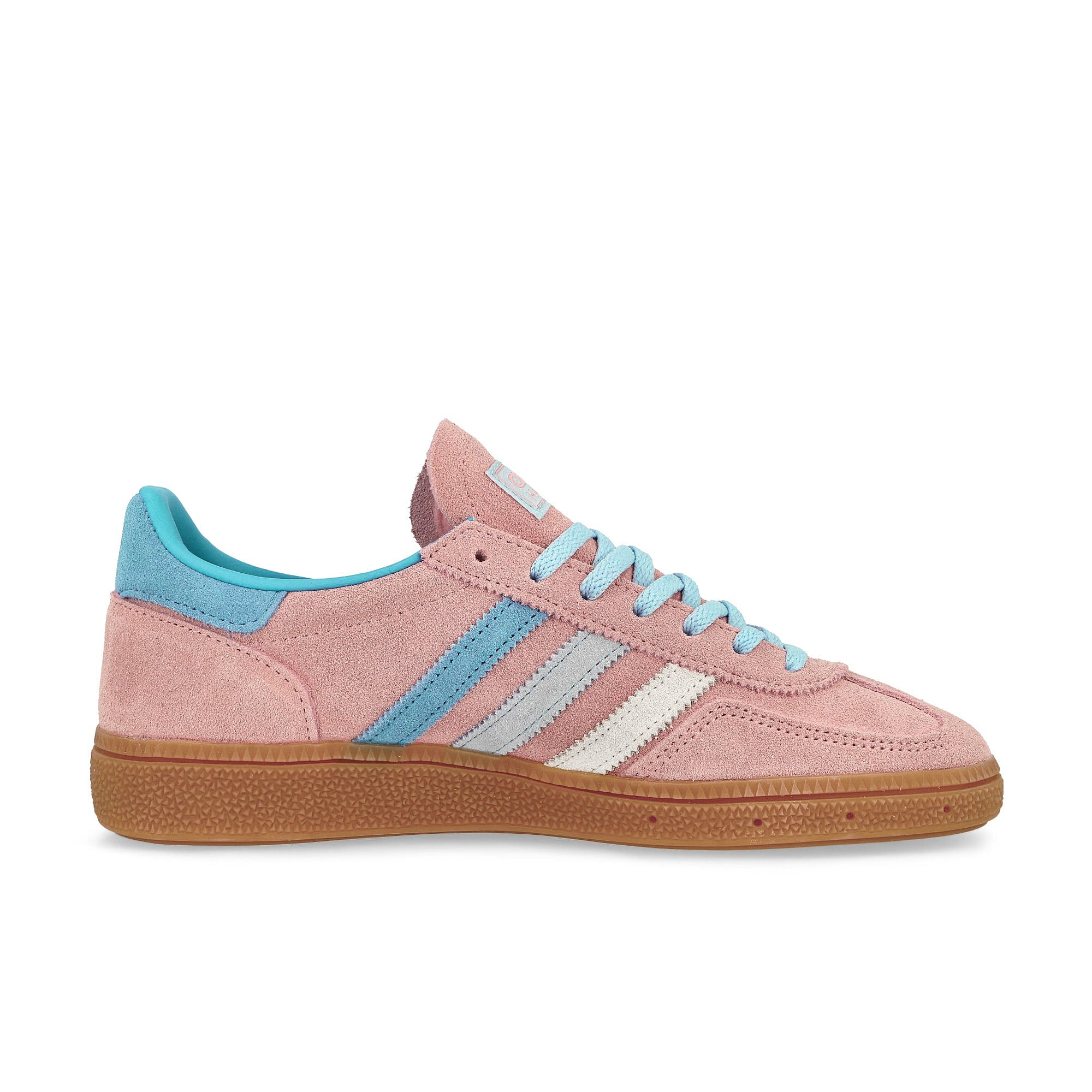 adidas Handball Spezial W Pink / Light Blue / Clear Sky Low Top Sneakers Silhouette | Overkill