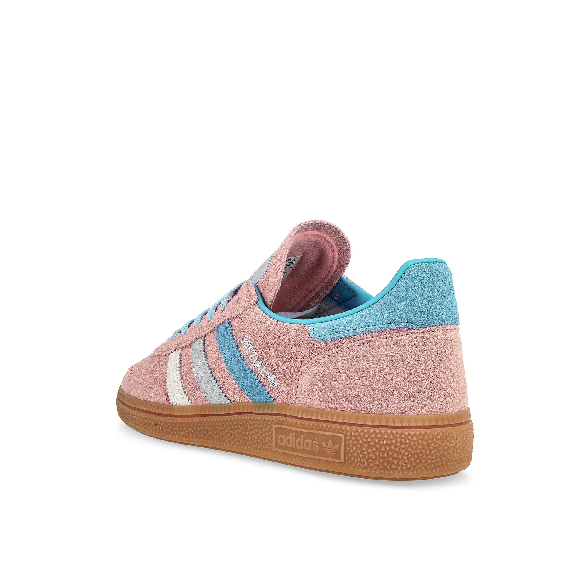 adidas Handball Spezial W Pink / Light Blue / Clear Sky Low Top Sneakers Material | Overkill