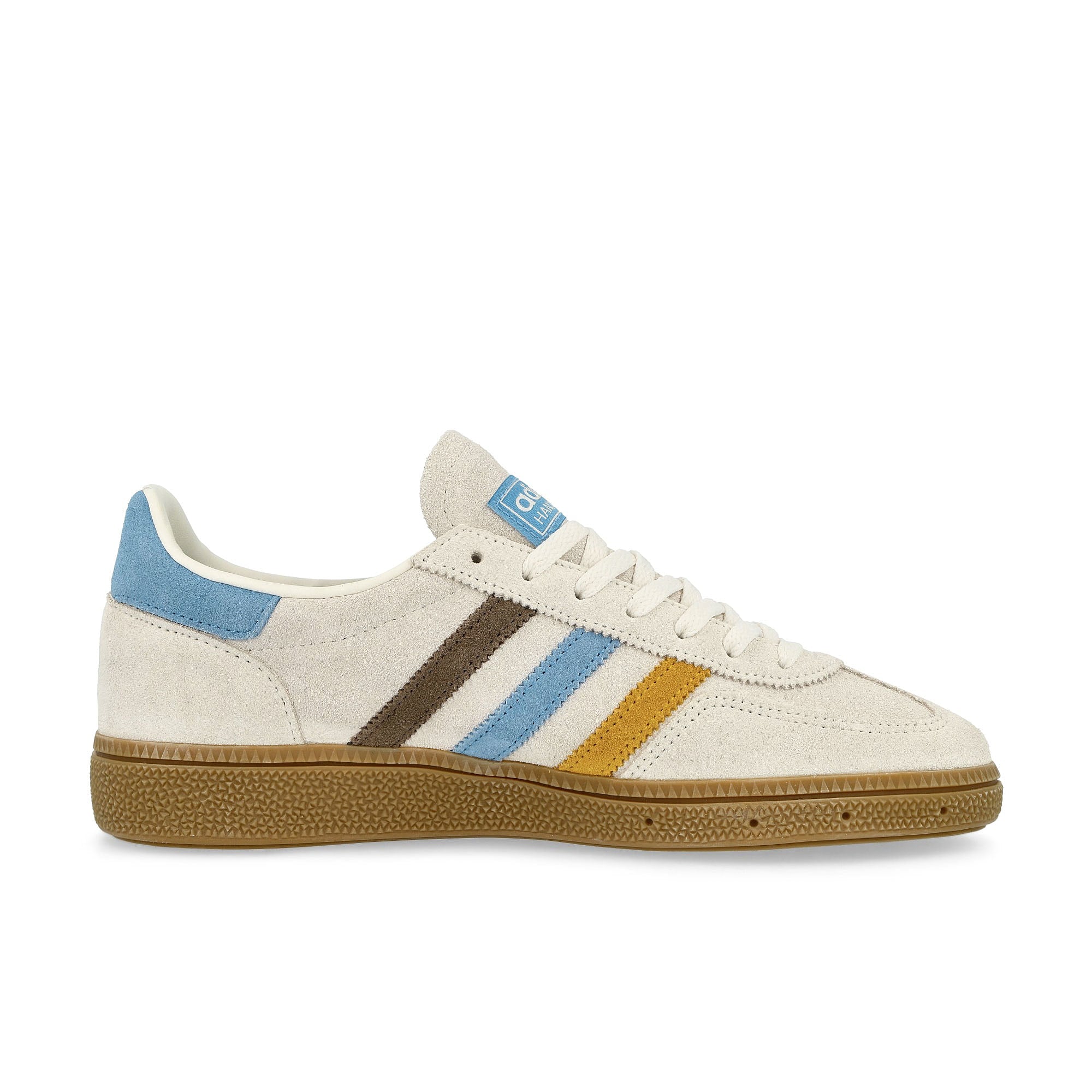 adidas Handball Spezial W Cloud White / Light Blue / Earth Strata Low Top Sneakers Silhouette | Overkill