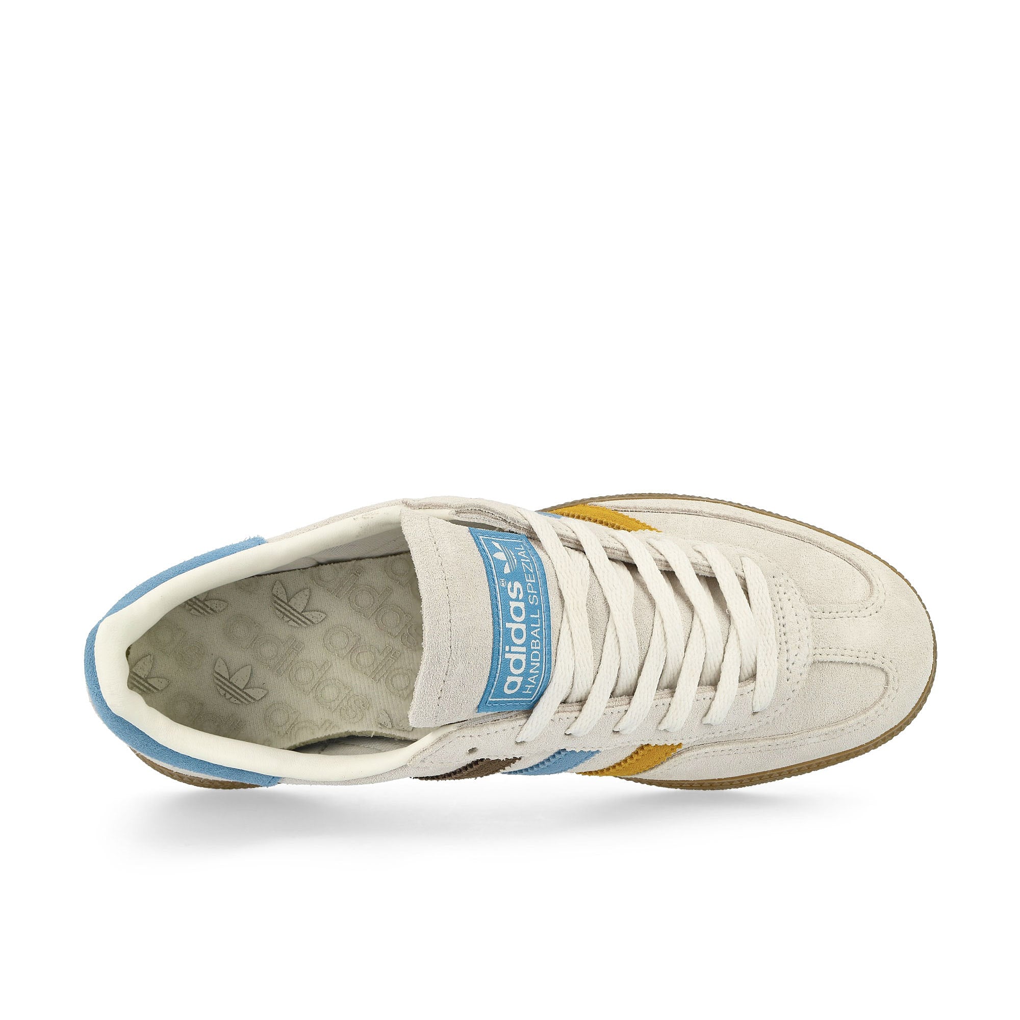 adidas Handball Spezial W Cloud White / Light Blue / Earth Strata Low Top Sneakers Detailfoto | Overkill