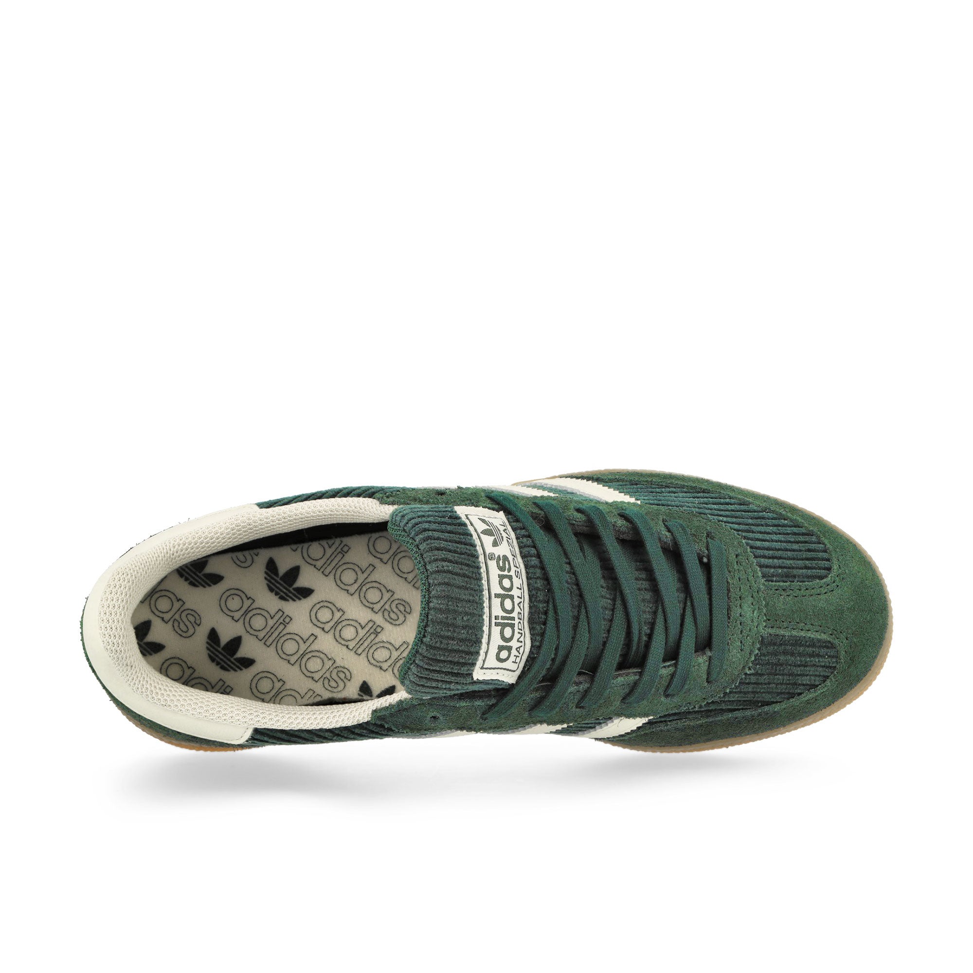 adidas Handball Spezial W Miner Green / Off White / Gum 1 Low Top Sneakers Detailfoto | Overkill
