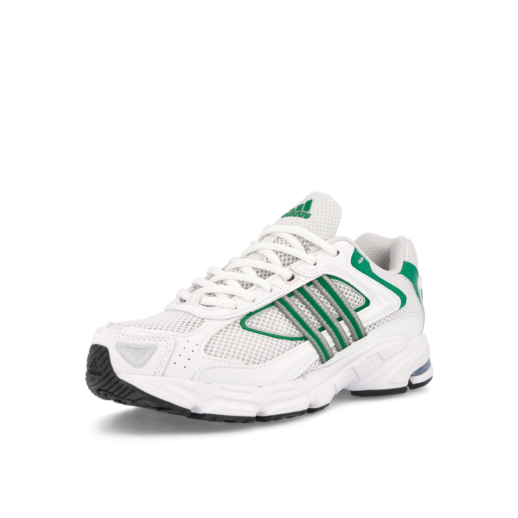 adidas Response CL W Footwear White / Semi Court Green / Core Black Low Top Sneakers Close Up | Overkill