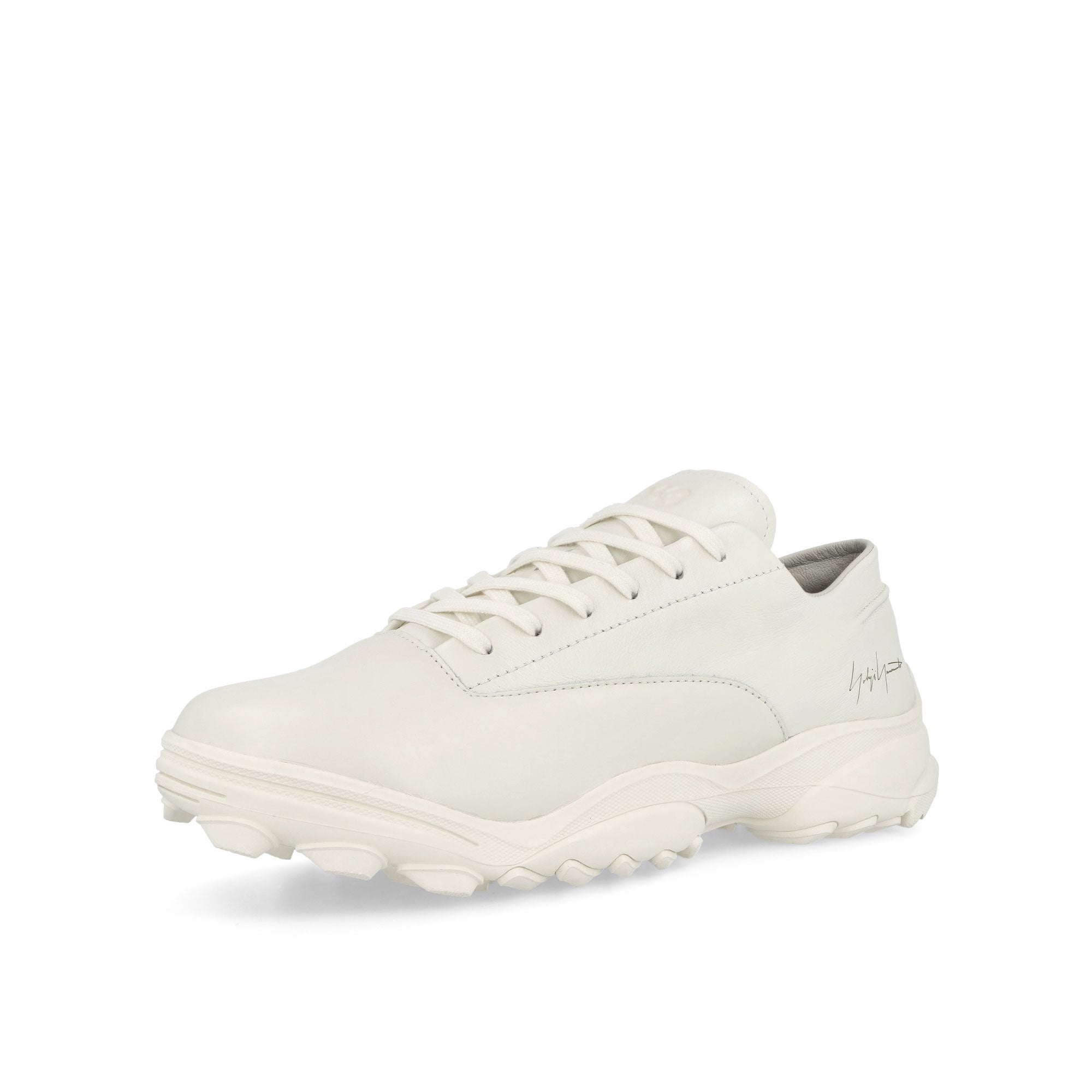 Y-3 GSG9 Low Off White / Off White / Off White Low Top Sneakers Close Up | Overkill