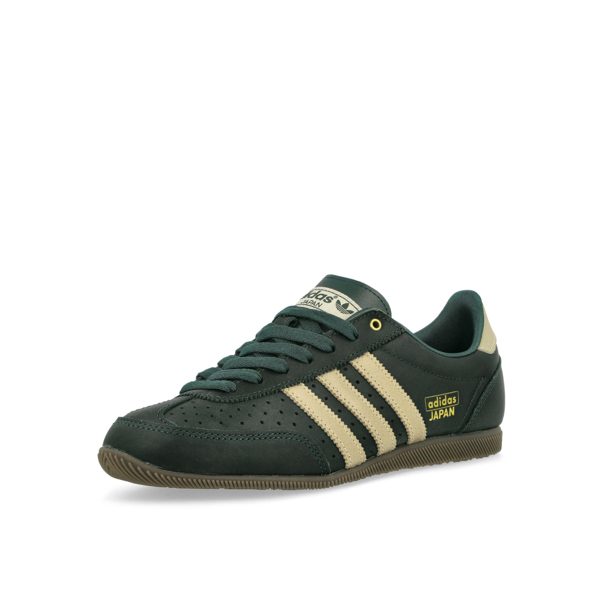 adidas Japan W Mineral Green / Crystal Sand / Wonder White Low Top Sneakers Close Up | Overkill