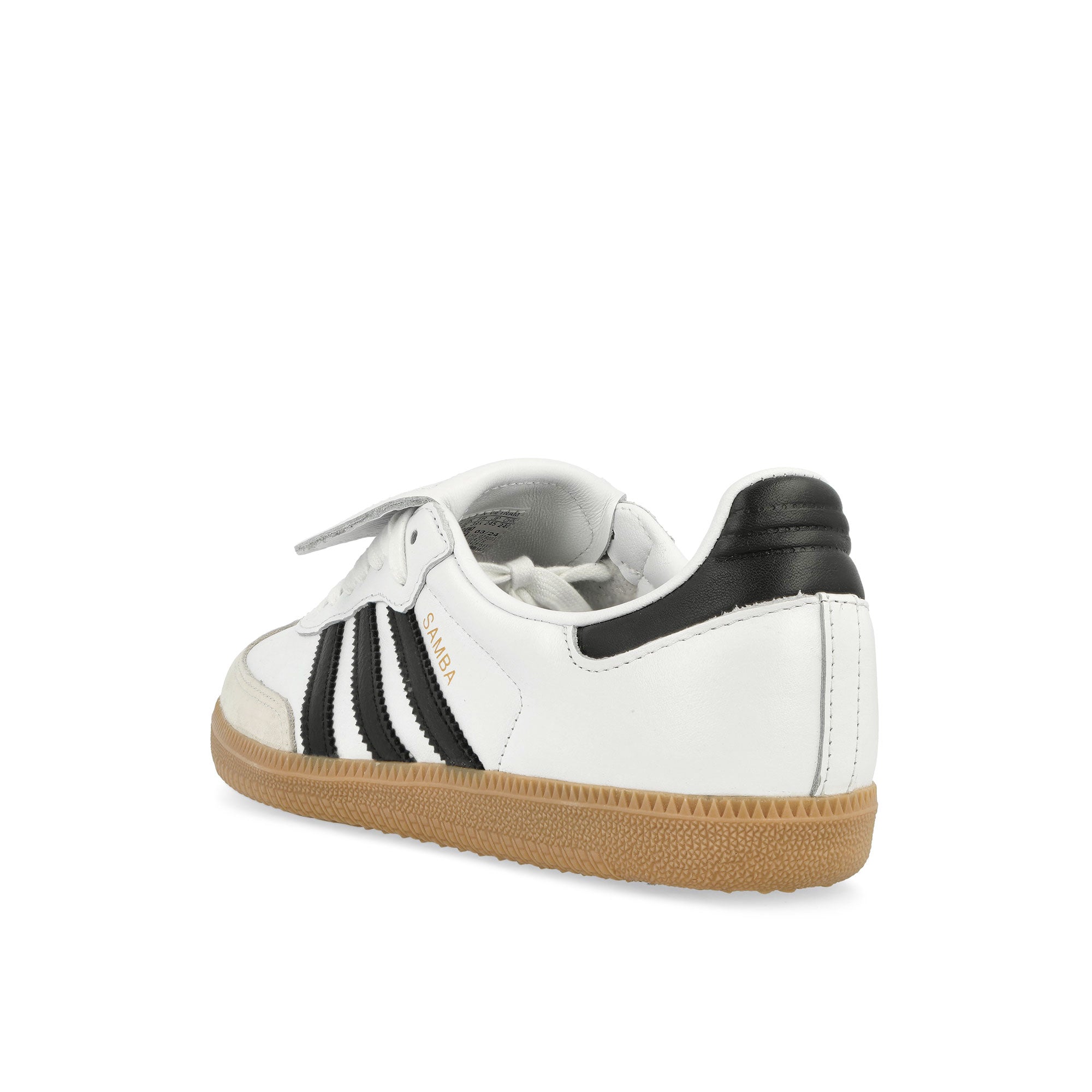 adidas Samba LT W Footwear White / Core Black / Gold Metallic Low Top Sneakers Material | Overkill