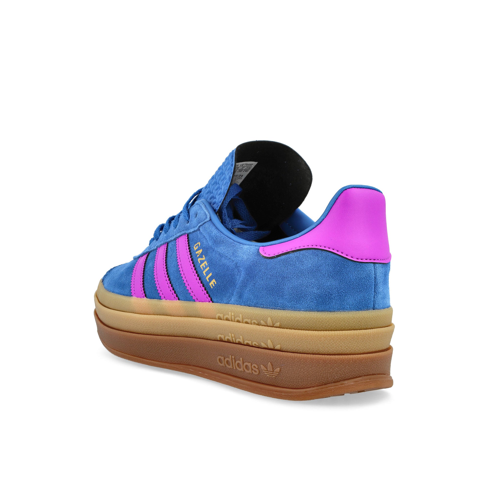 adidas Gazelle Bold W Blue / Pink / Blue Low Top Sneakers Material | Overkill