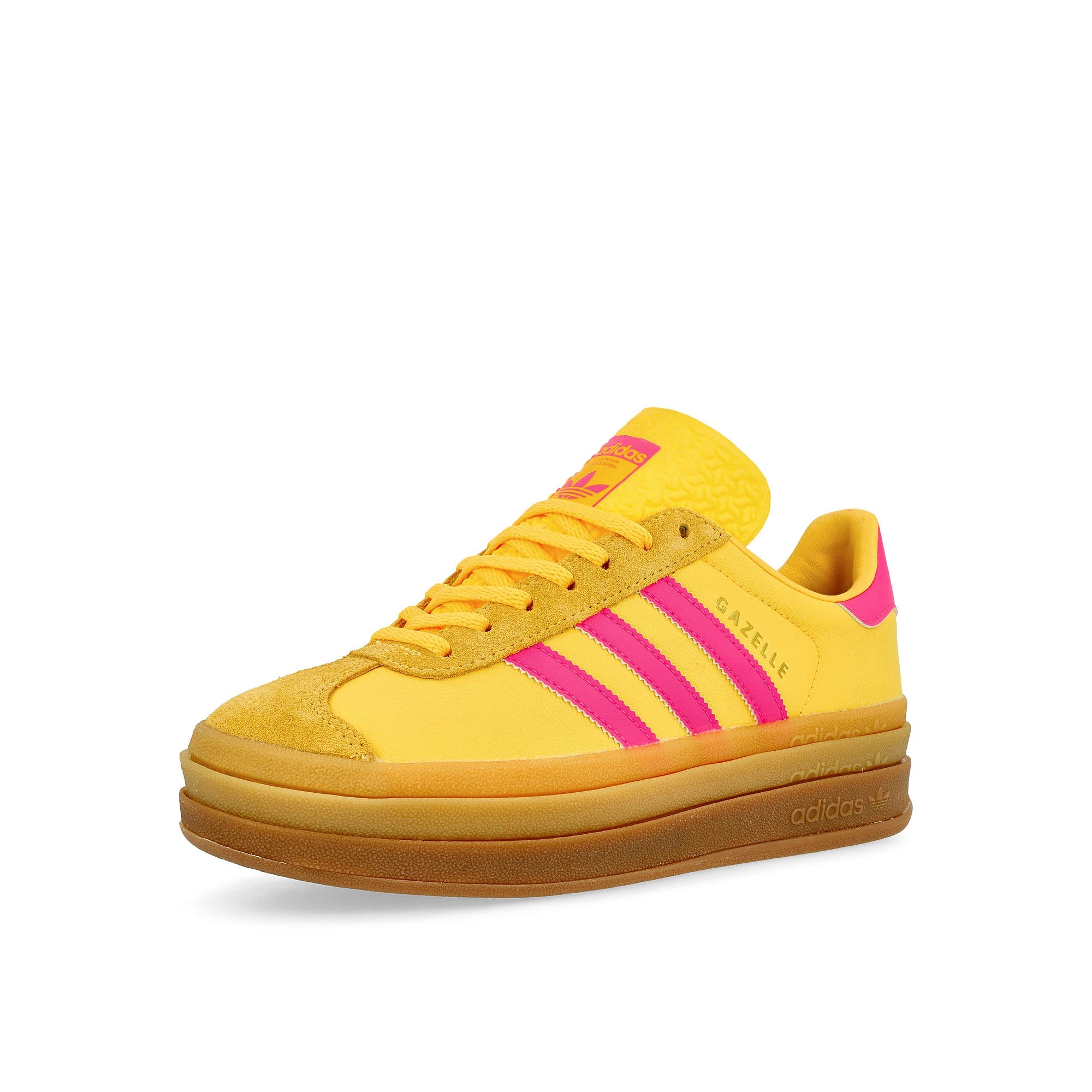 adidas Gazelle Bold W Spark / Lucid Pink / Spark Low Top Sneakers Close Up | Overkill