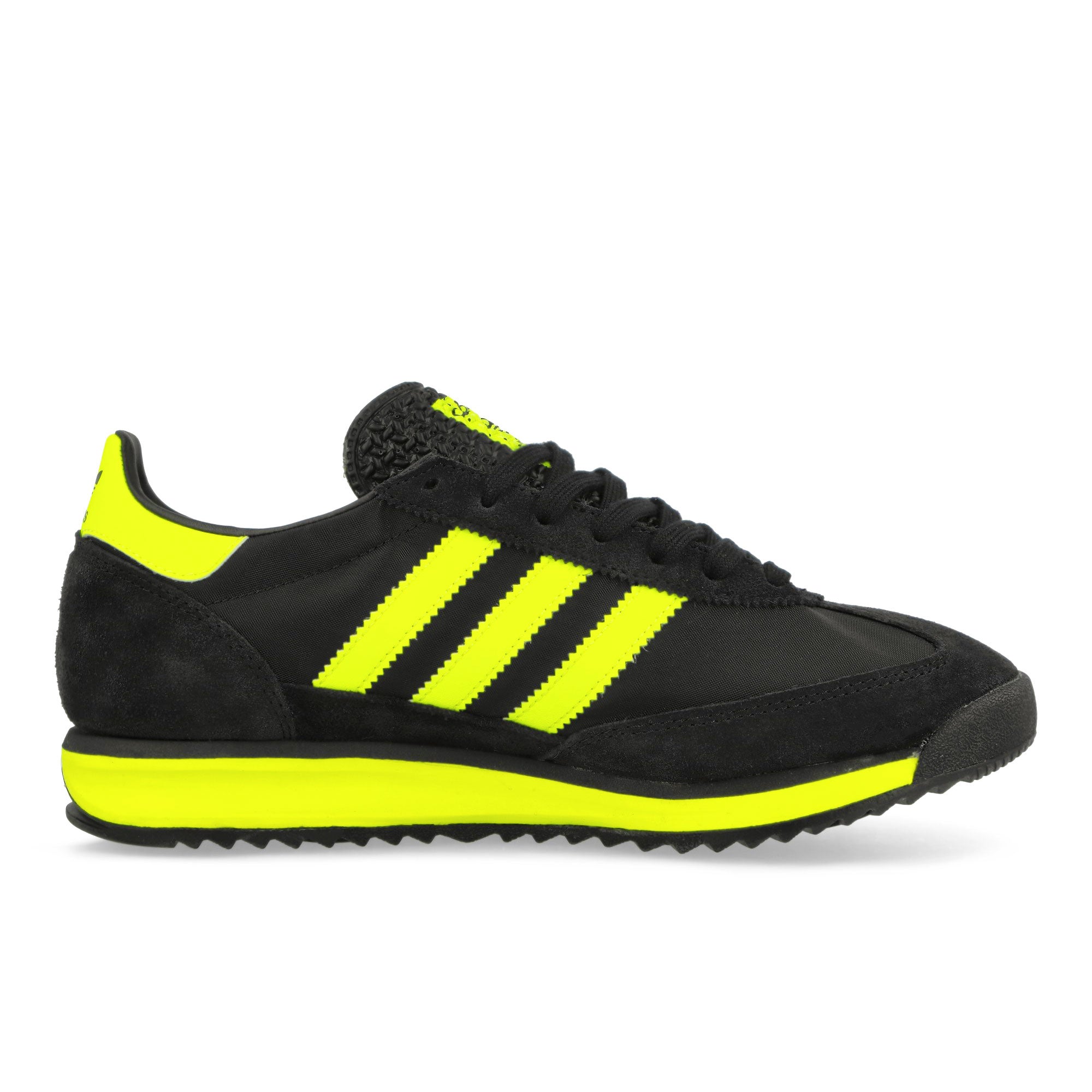 adidas SL 72 RS Core Black / Solar Yellow / Footwear White Low Top Sneakers Silhouette | Overkill