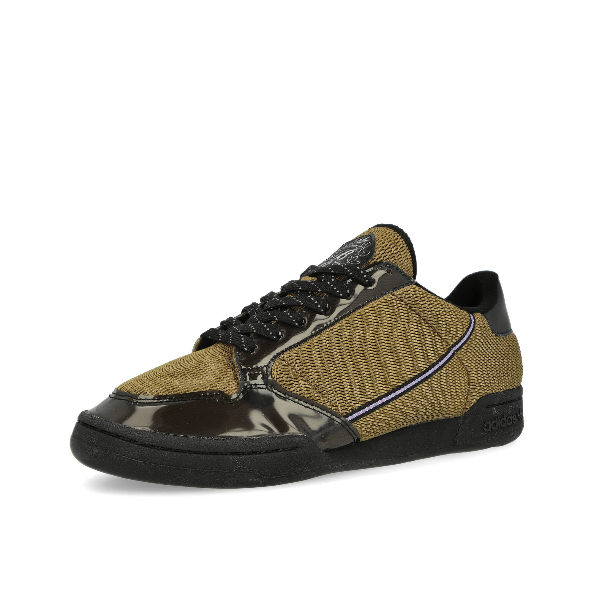 adidas Blondey x adidas Continental Core Black / Core Black / Maglil Low Top Sneakers Close Up | Overkill