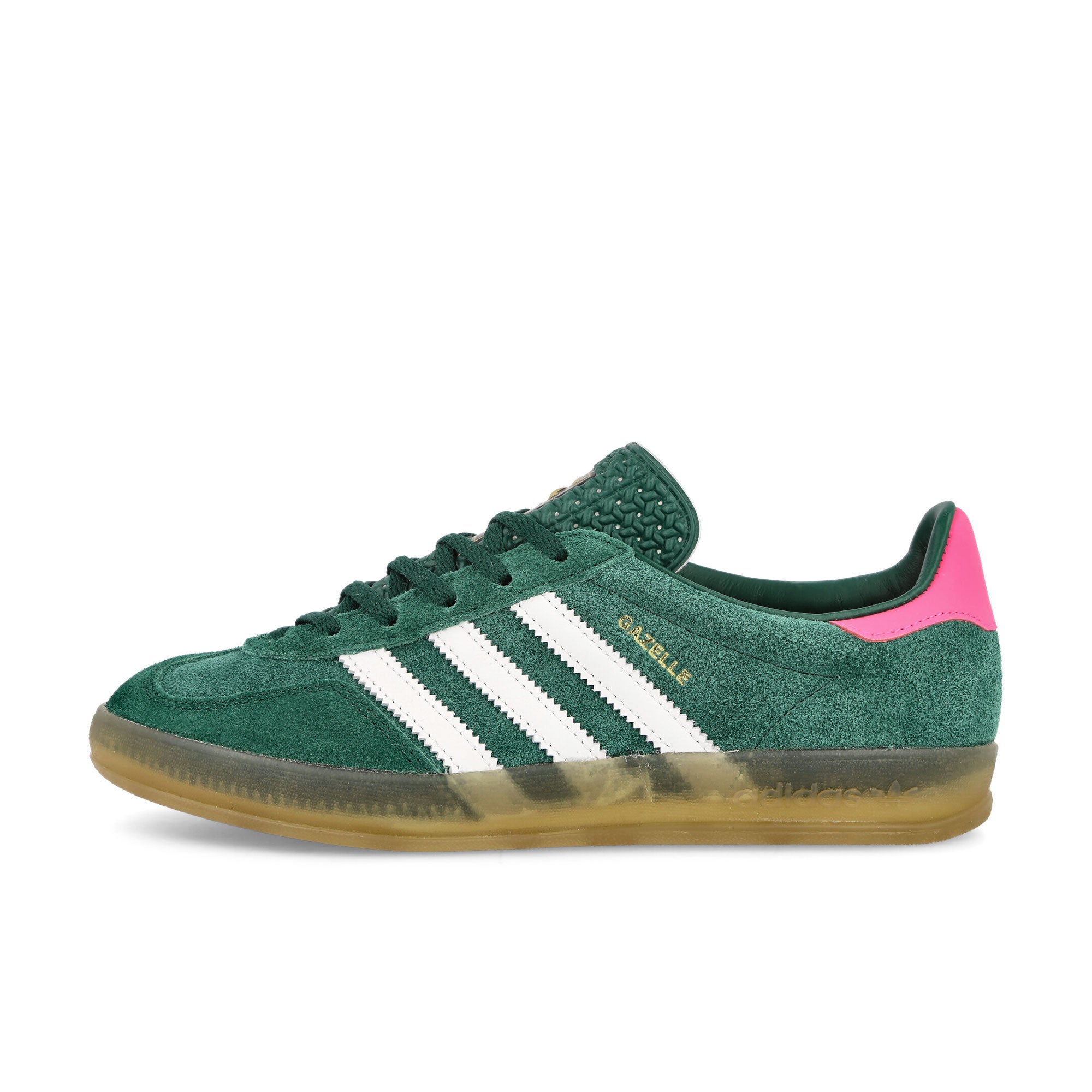 adidas Gazelle Indoor W Collegiate Green / Cloud White / Lucid Pink Low Top Sneakers IG5929 | Overkill