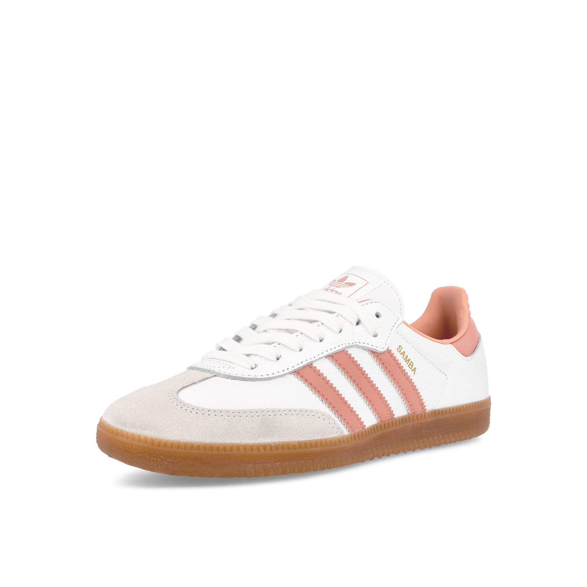 adidas Samba OG W Footwear White / Wonder Clay / Crystal White Low Top Sneakers Close Up | Overkill