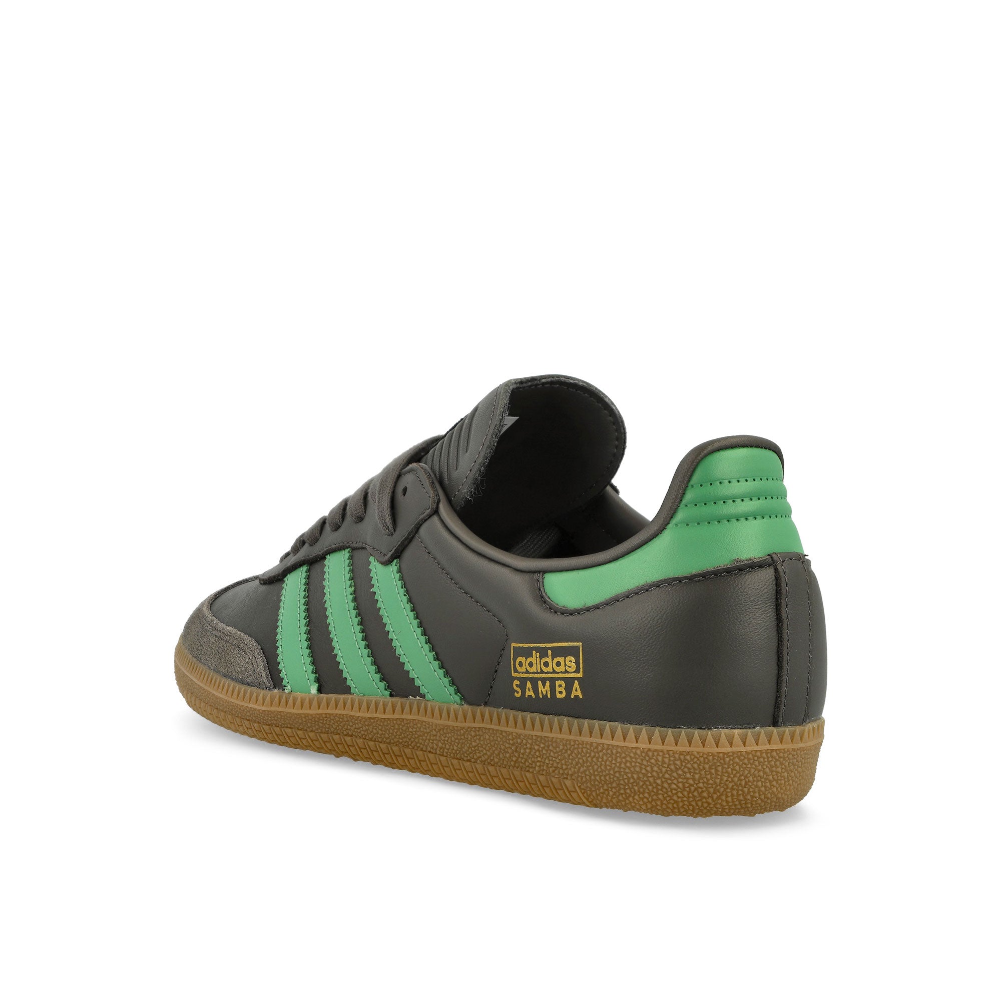 adidas Samba OG Shadow Olive / Preloved Green / Gum Low Top Sneakers Material | Overkill
