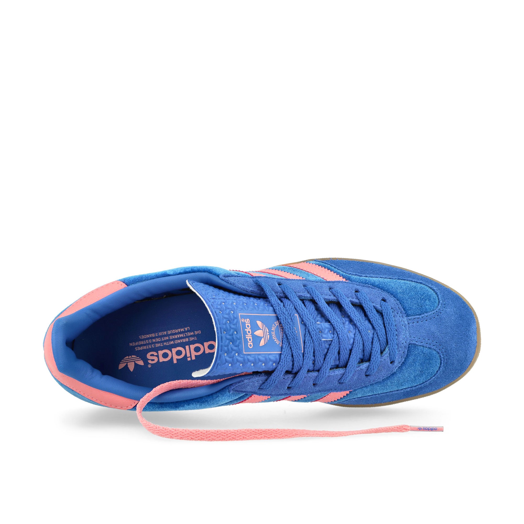 adidas Gazelle Indoor W Blue / Semi Pink Spark / Gum Low Top Sneakers Detailfoto | Overkill