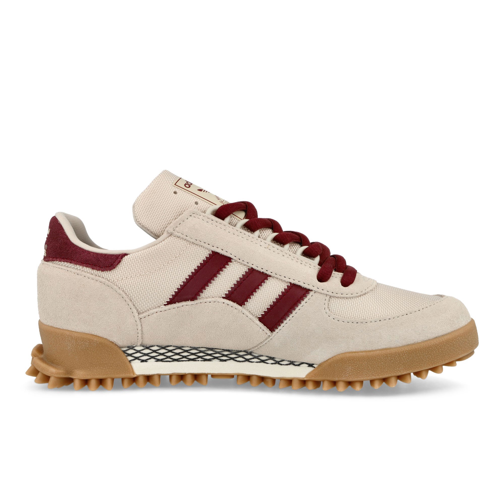adidas Marathon TR Wonder White / Collegiate Burgundy / Gum 4 Sneakers Silhouette | Overkill