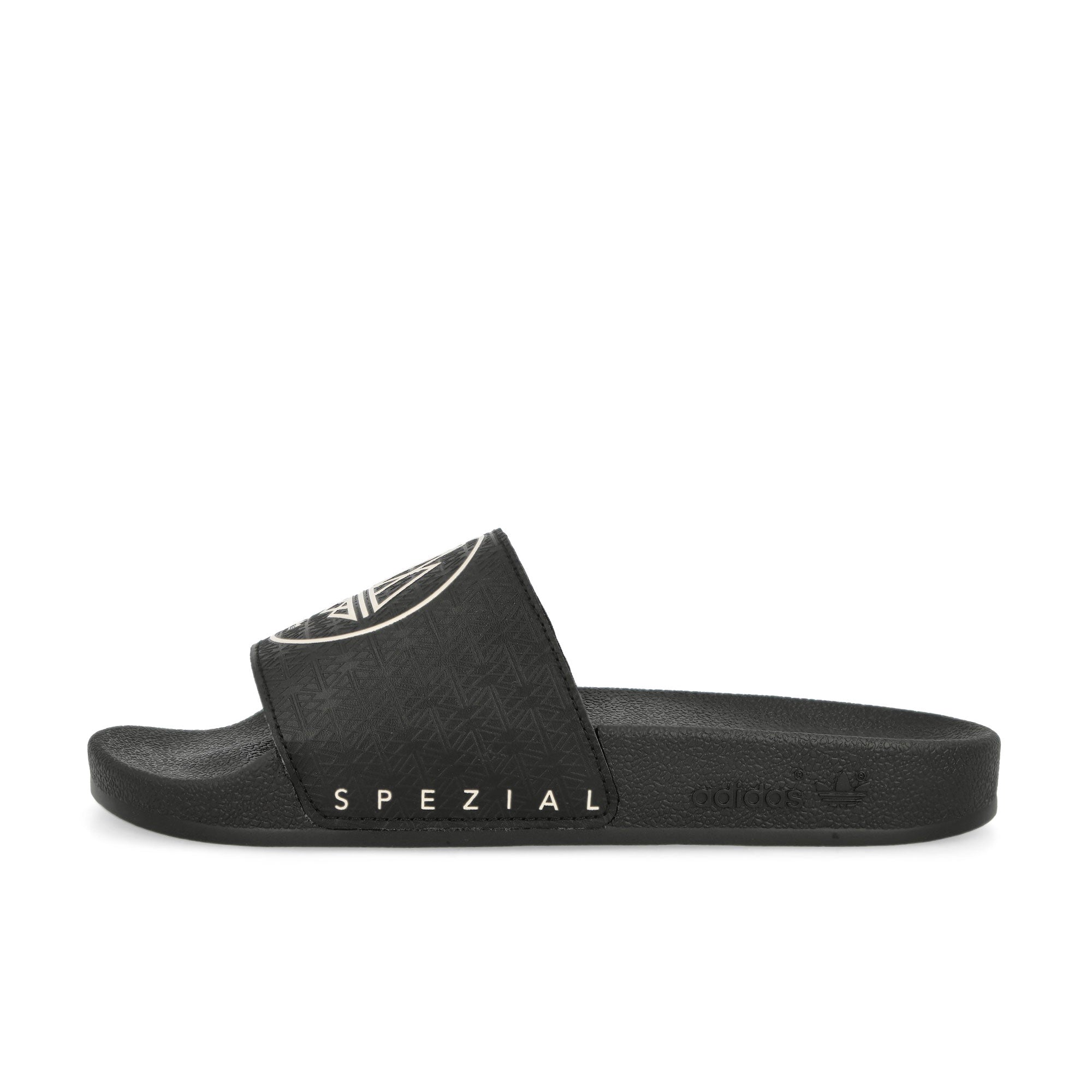 adidas Adilette SPZL Core Black / Chalk White / Core Black Slides, Sandals & Slippers IG8941 | Overkill