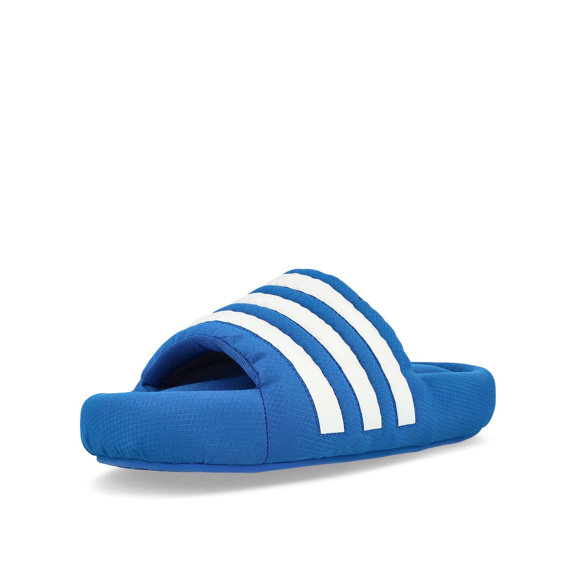 adidas Adilette 24 Blue Slides, Sandals & Slippers Close Up | Overkill