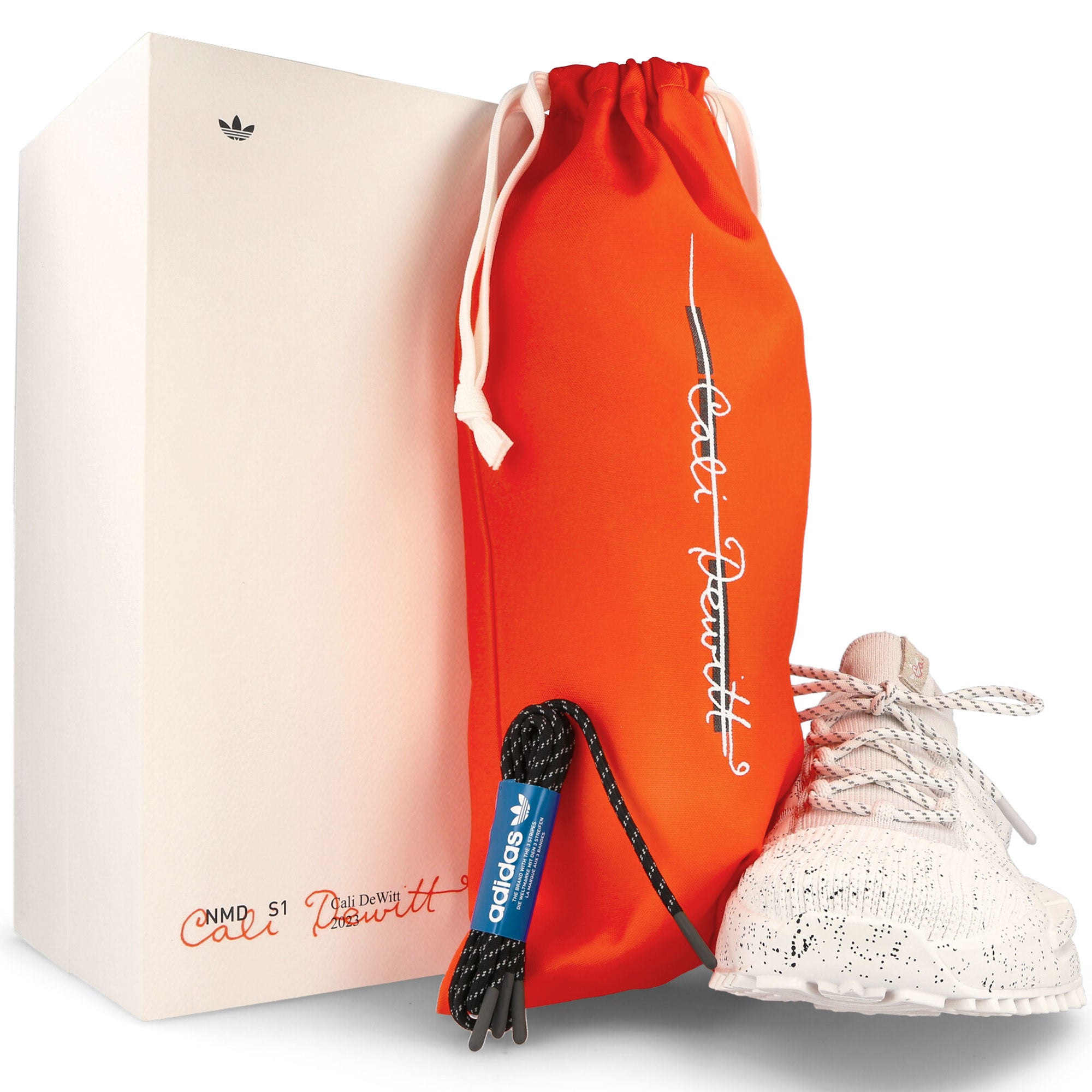 adidas NMD_S1 Crystal White-Footwear White-Dash Gray Low Top Sneakers Detailfoto | Overkill