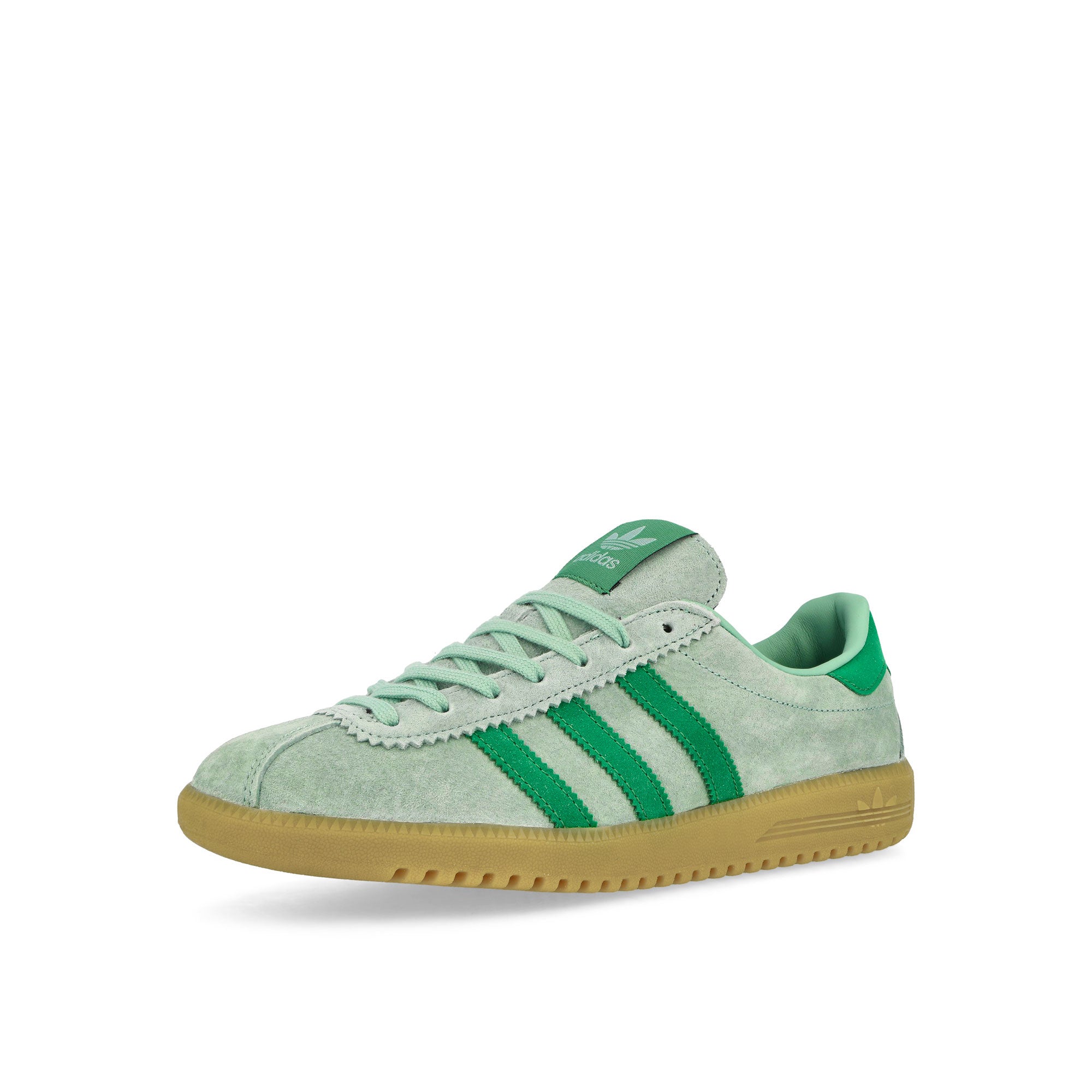 adidas BRMD W Hazy Green / Preloved Green / Gum Low Top Sneakers Close Up | Overkill