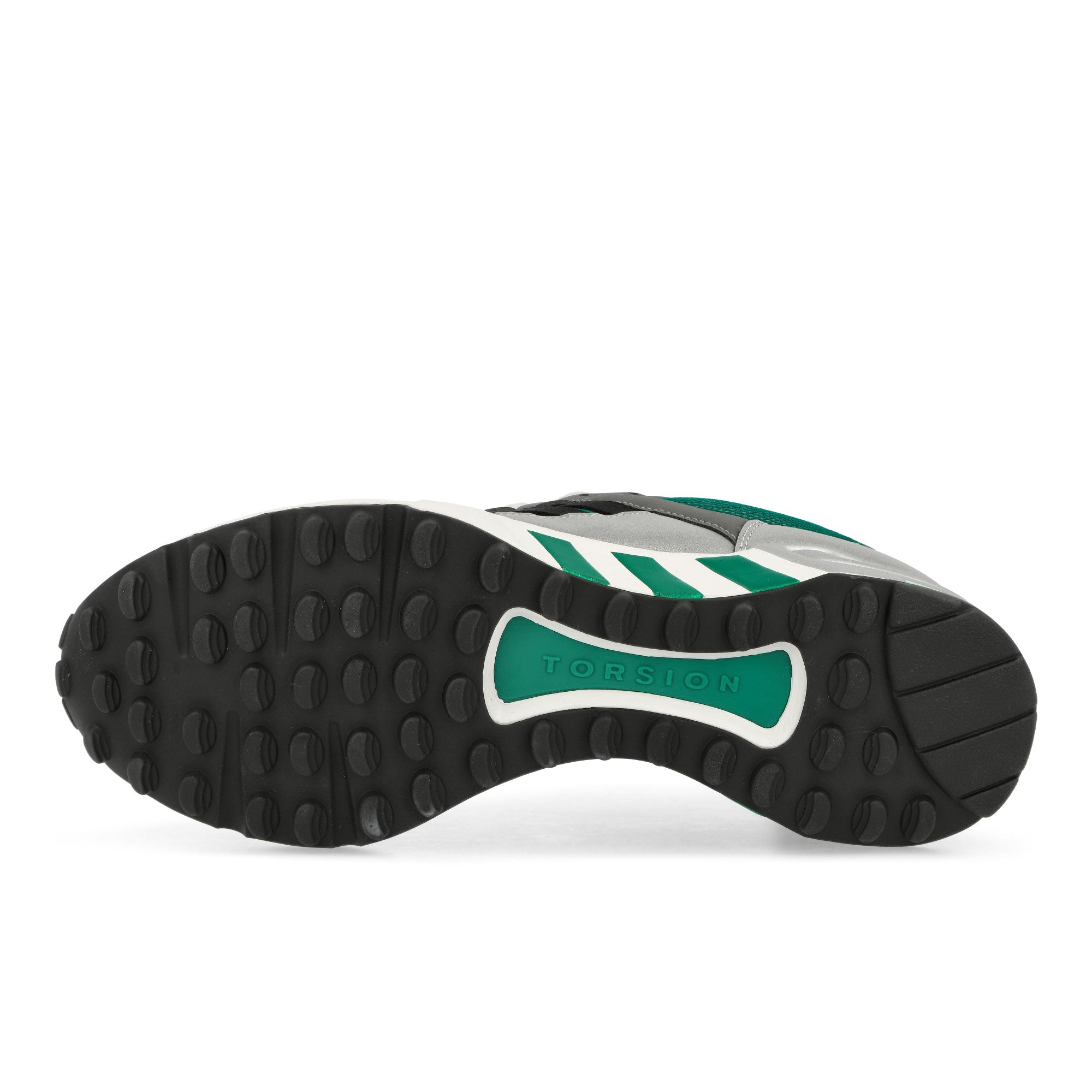 adidas Equipment Cushion 93 Equipment Green / Core Black / Matte Silver Low Top Sneakers Detail View 3 | Overkill