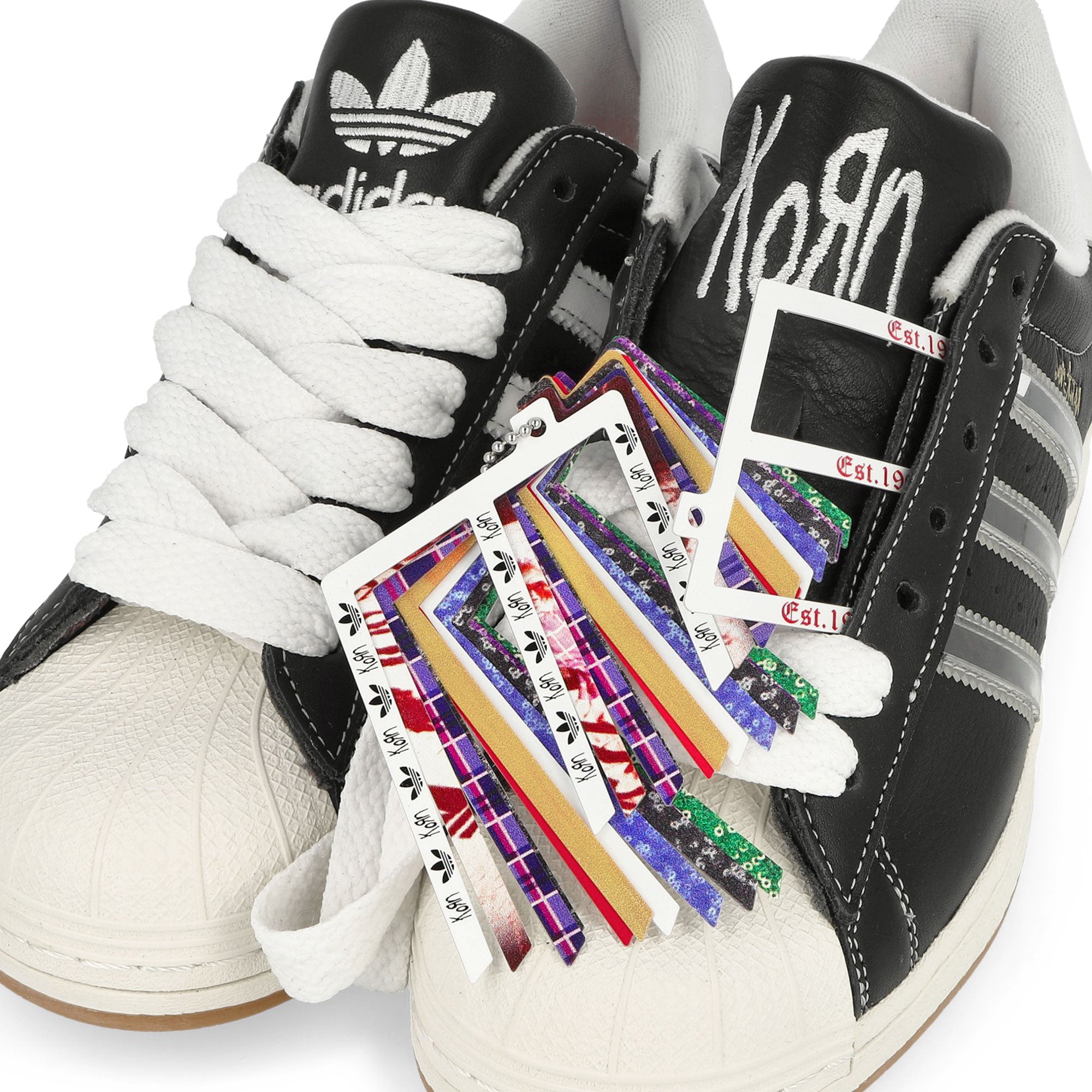 adidas Superstar Core Black / Transl / Better Scarlet Low Top Sneakers Material | Overkill