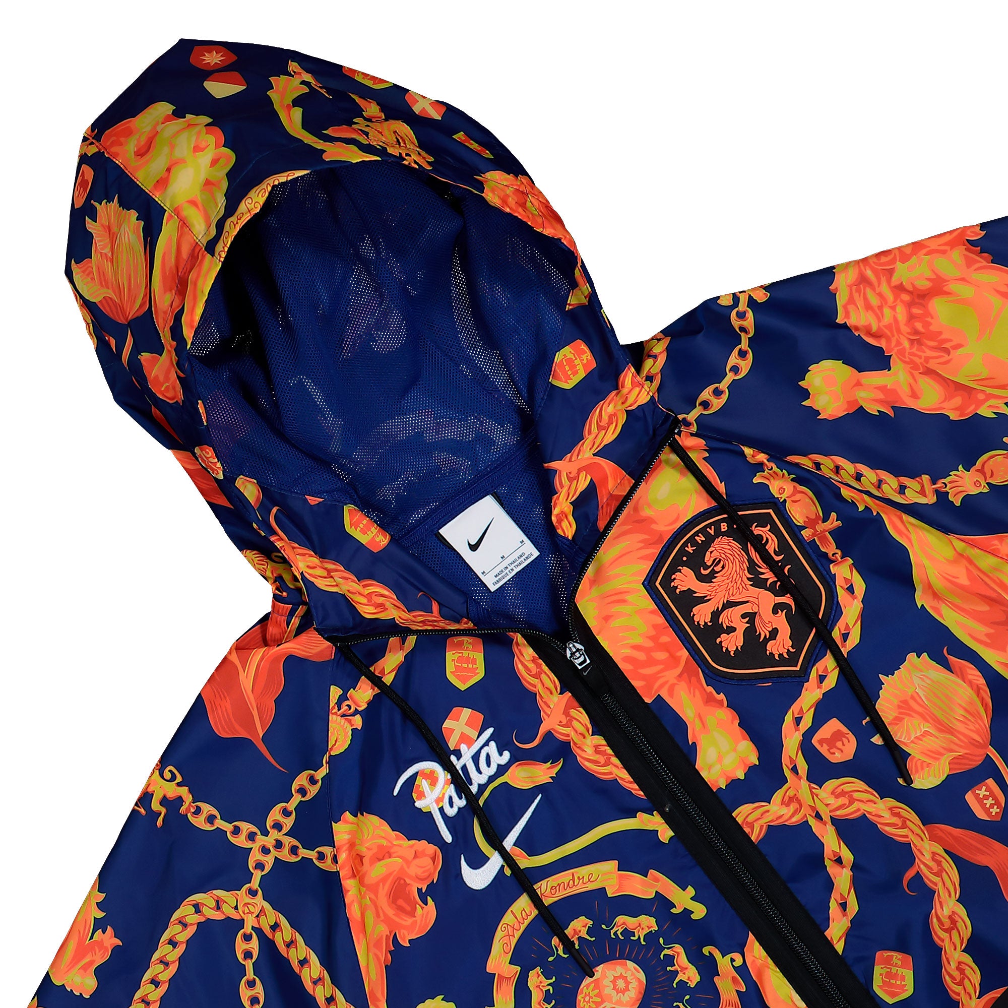 Palace x Nike KNVB Netherlands Anthem Jacket Deep Royal Blue / White Jackets IH1617 455 Detailfoto | Overkill
